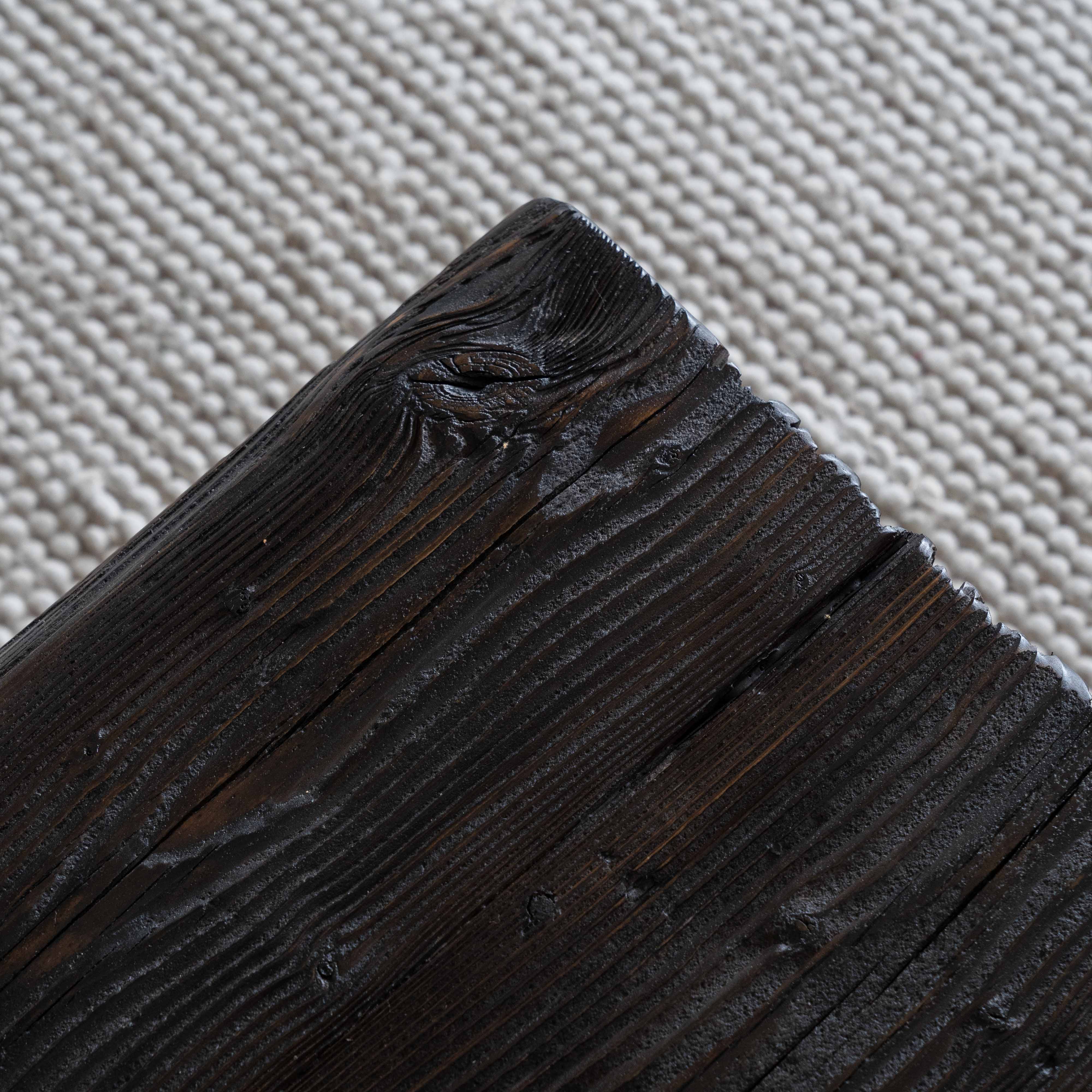 Ikou Handcrafted Rectangle Dark Wood Coffee Table - Coffee Tables - WS Living Furniture Furniture Store in Dubai