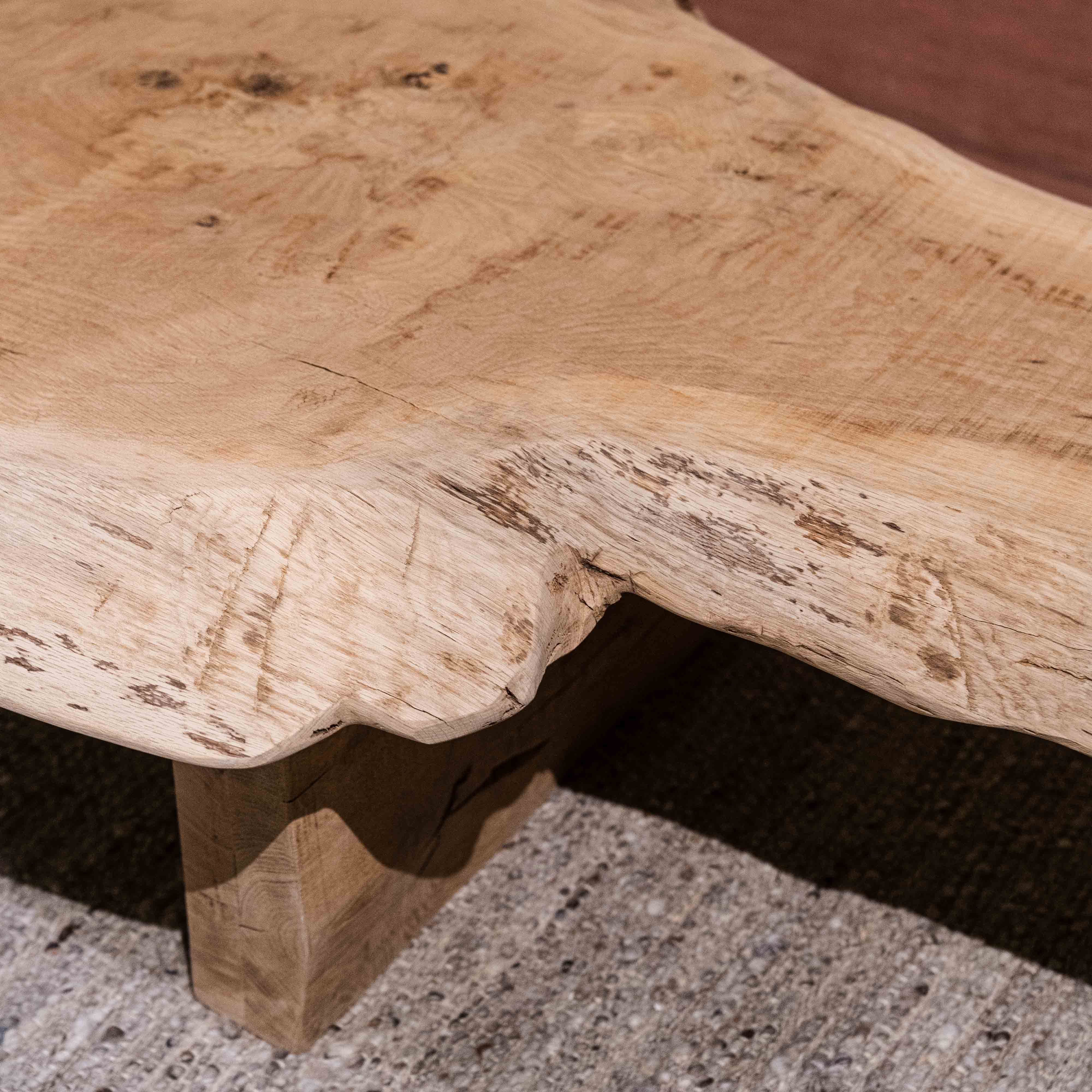 Mizu - Ikou Organic Shape Japanese Wabi-Sabi Coffee Table - Coffee Tables - WS Living Furniture Furniture Store in Dubai