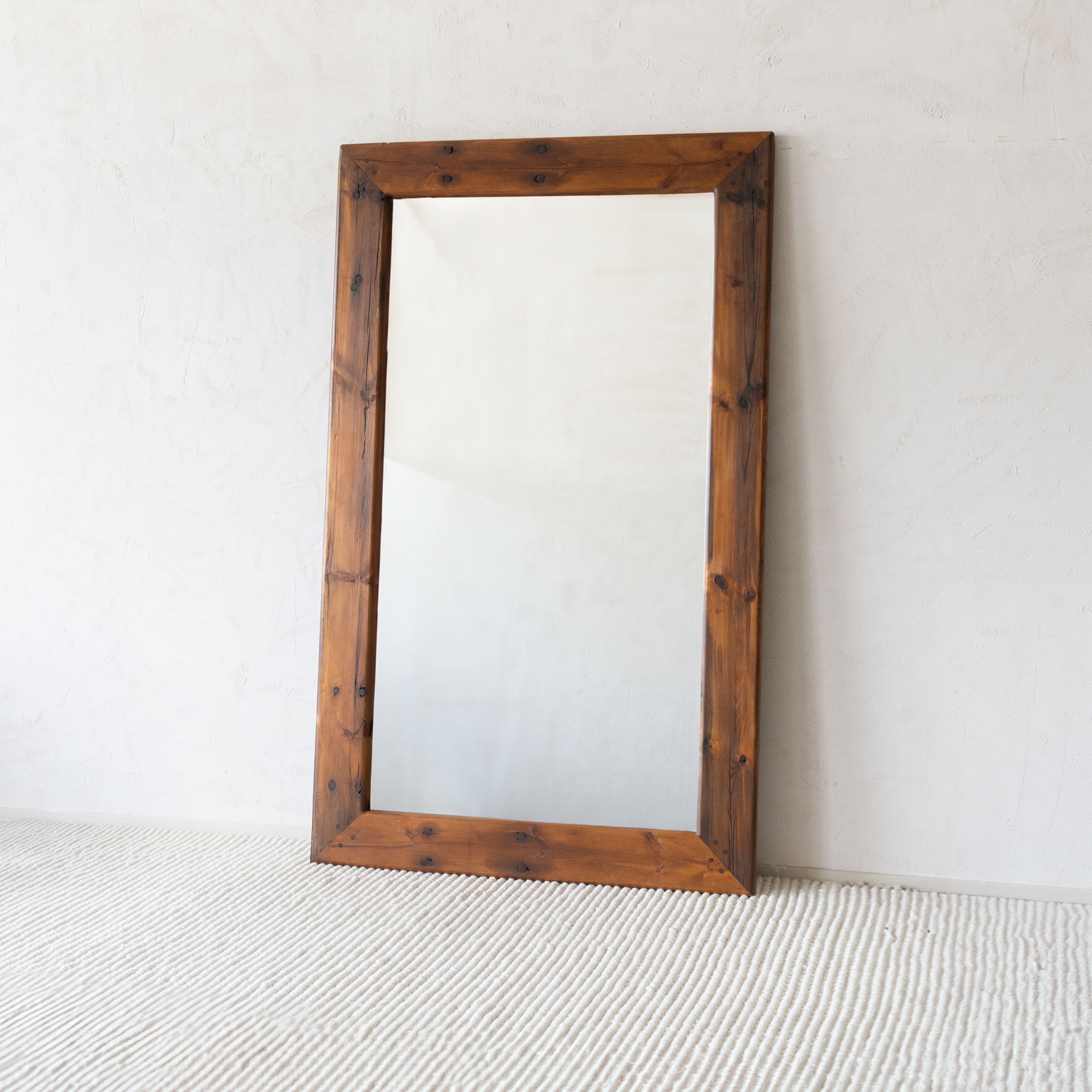 Ikou Wooden Floor Mirror - Floor Mirror - WS Living - UAE Modern Home Furniture Stores in Dubai