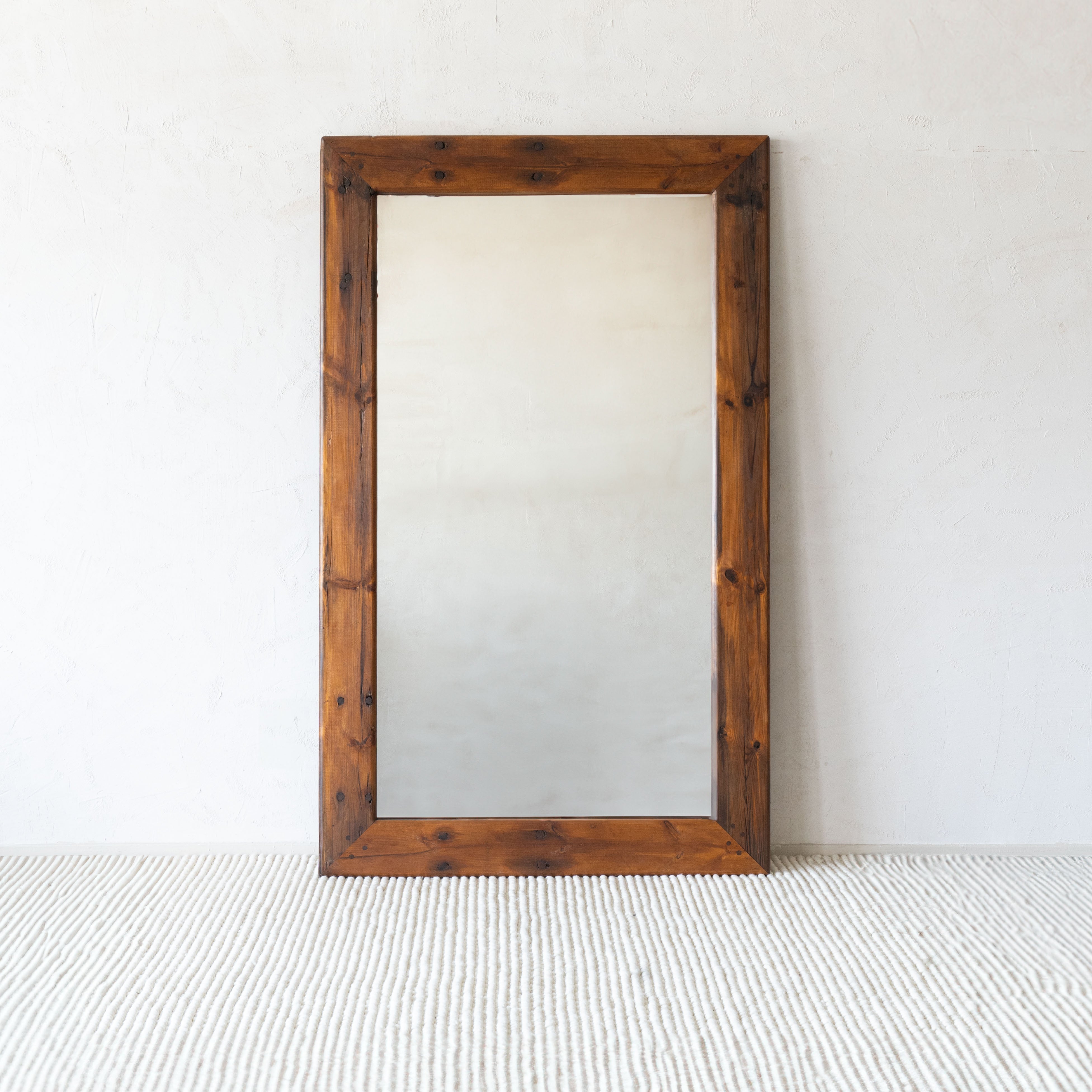 Ikou Wooden Floor Mirror - Floor Mirror - WS Living - UAE Modern Home Furniture Stores in Dubai