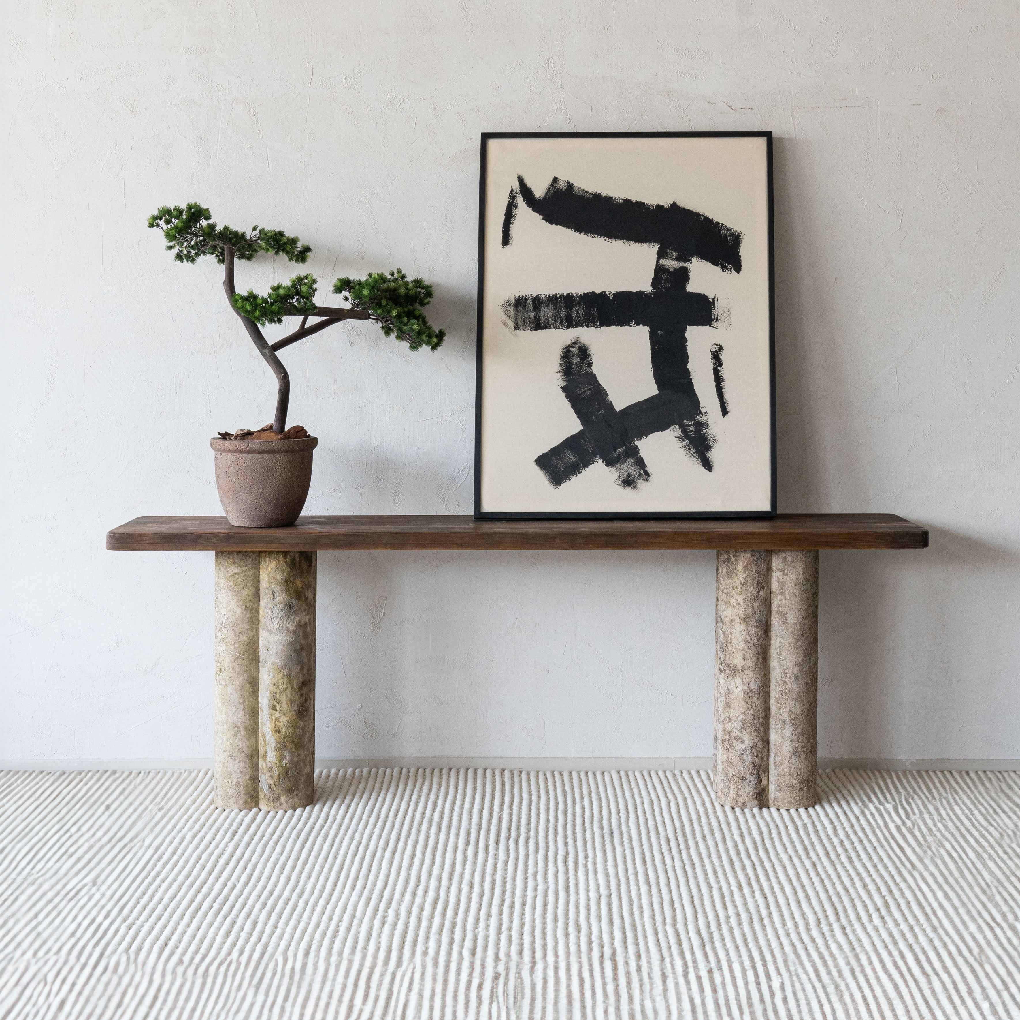 Ikou Rectangle Long Console - Consoles - WS Living Furniture Furniture Store in Dubai