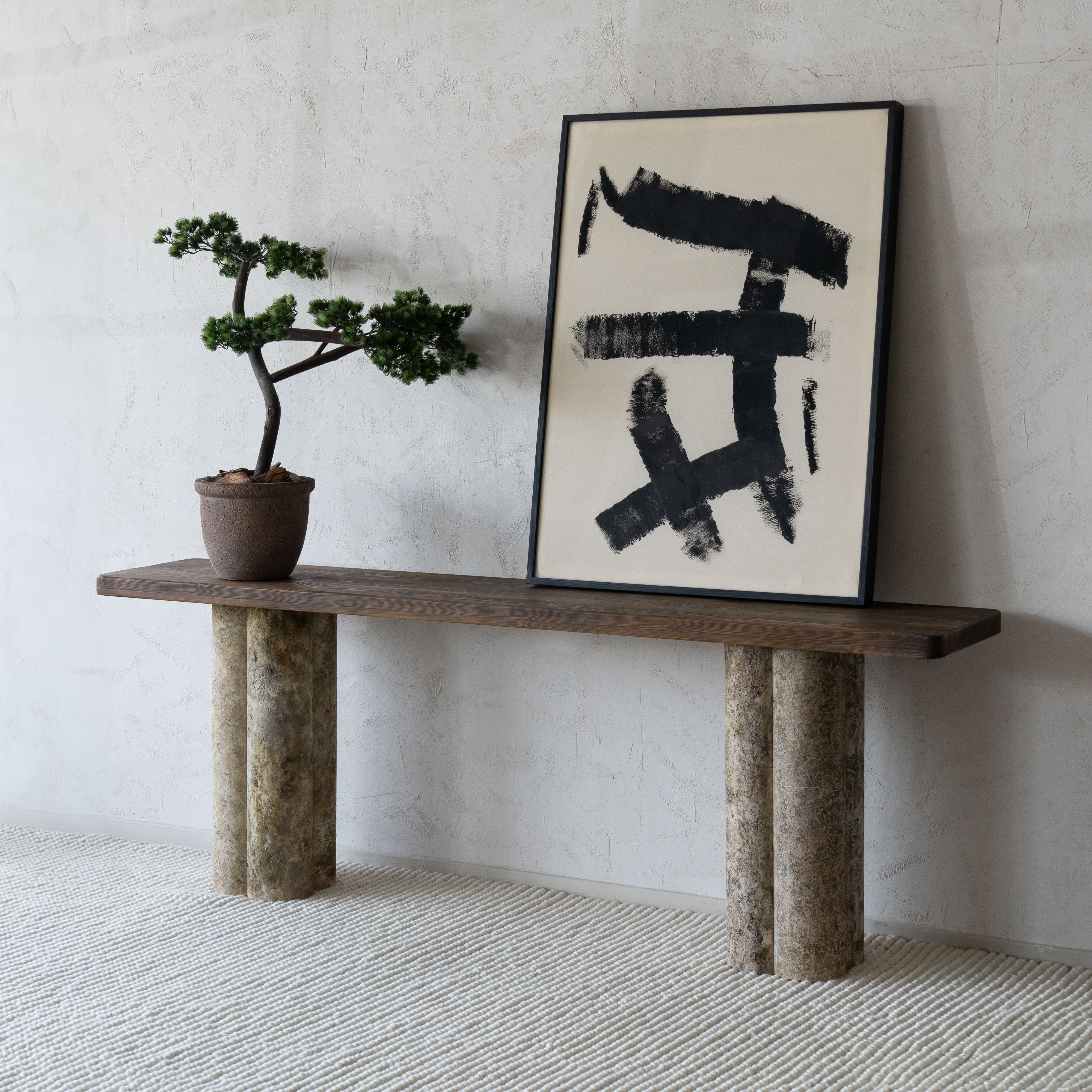 Ikou Rectangle Long Console - Consoles - WS Living Furniture Furniture Store in Dubai