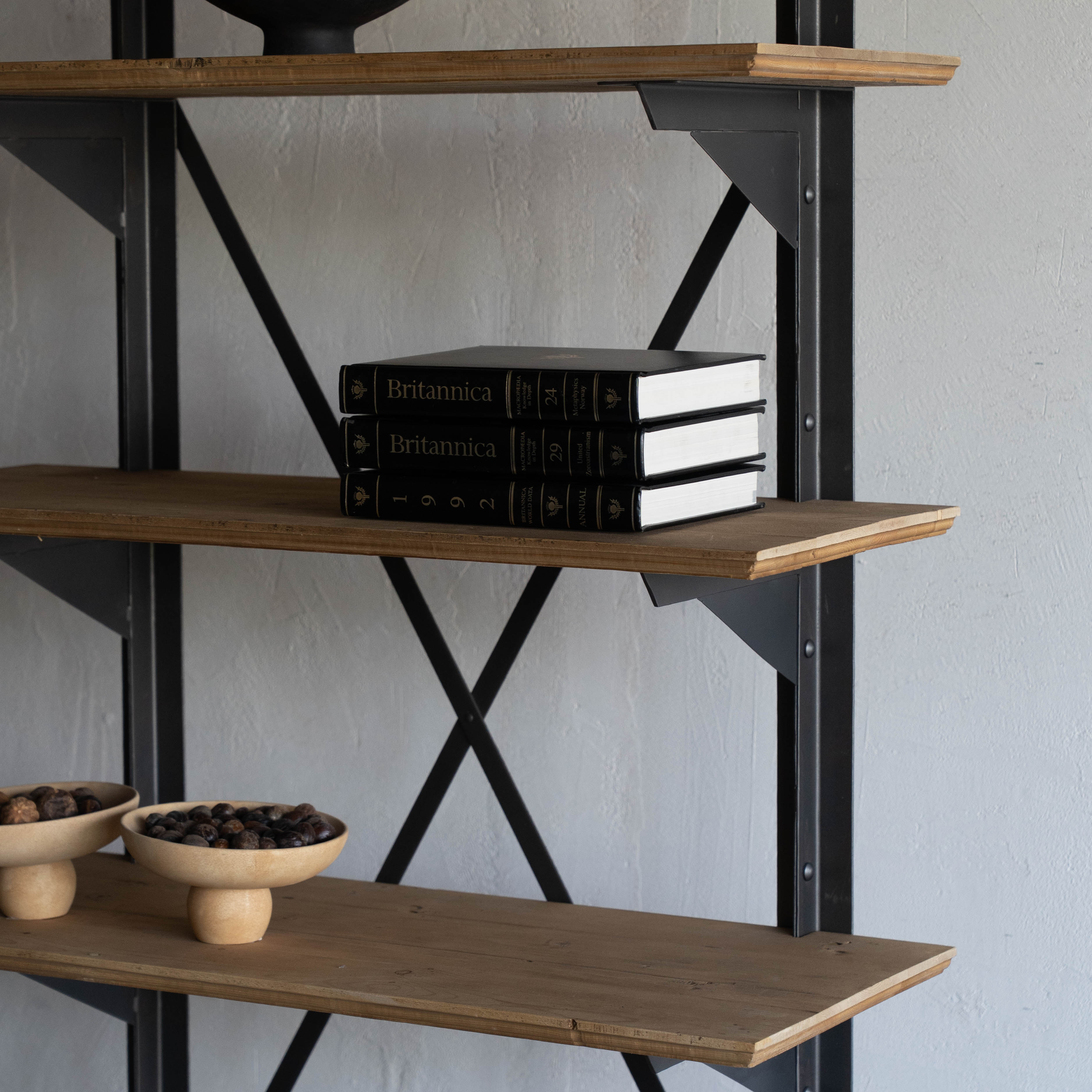 Nordic Urban Industrial Bookshelf - Medium