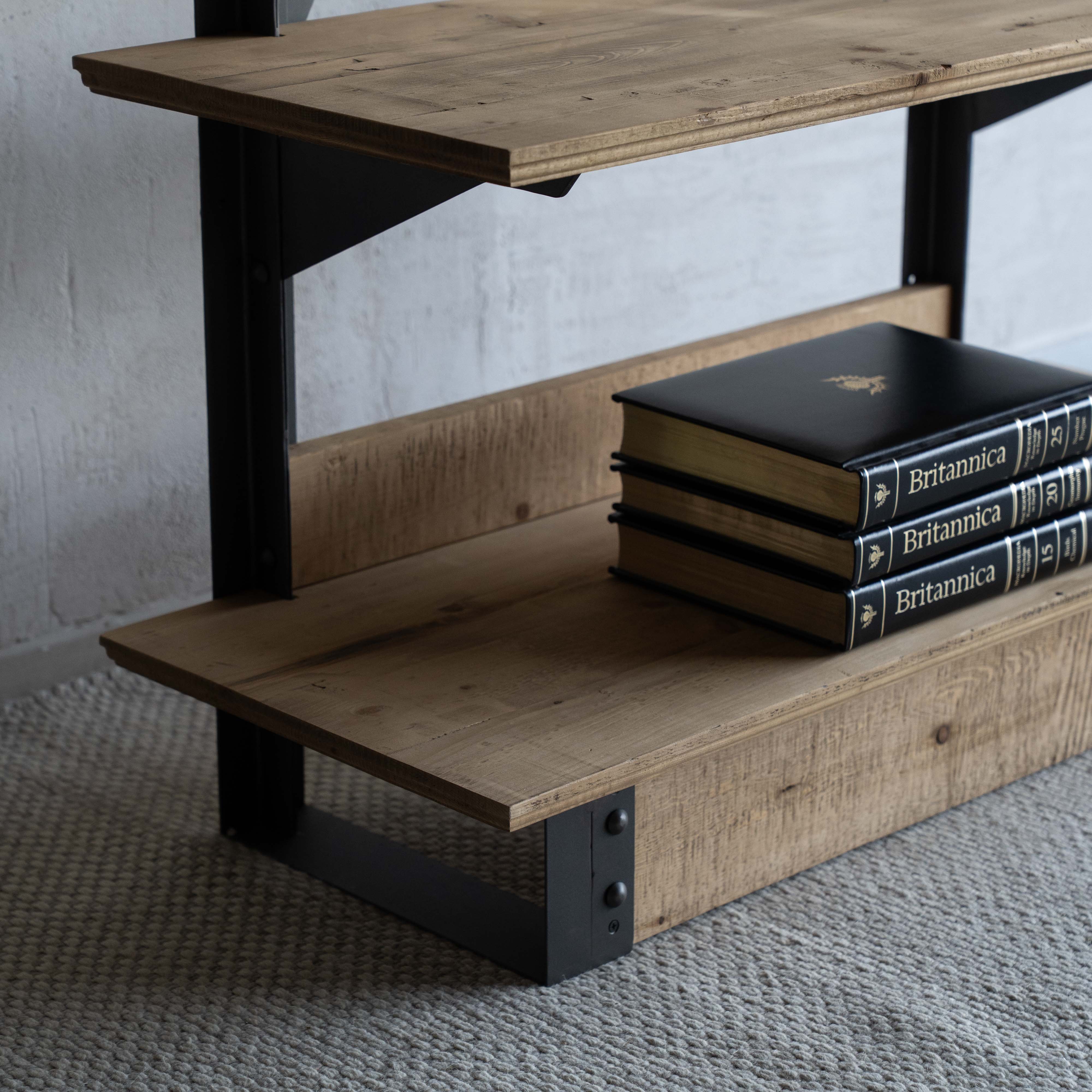 Nordic Urban Industrial Bookshelf - Medium