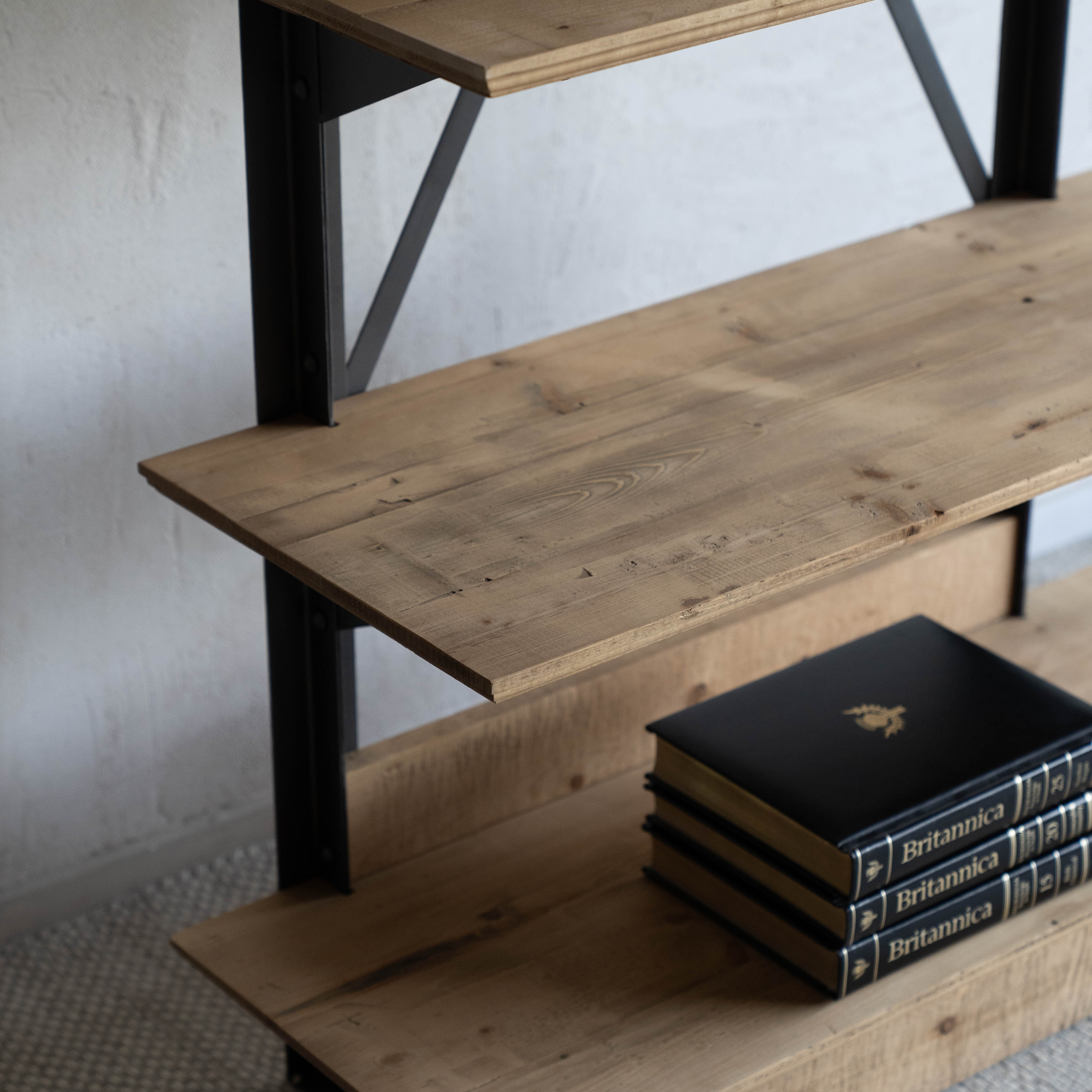 Nordic Urban Industrial Bookshelf - Medium