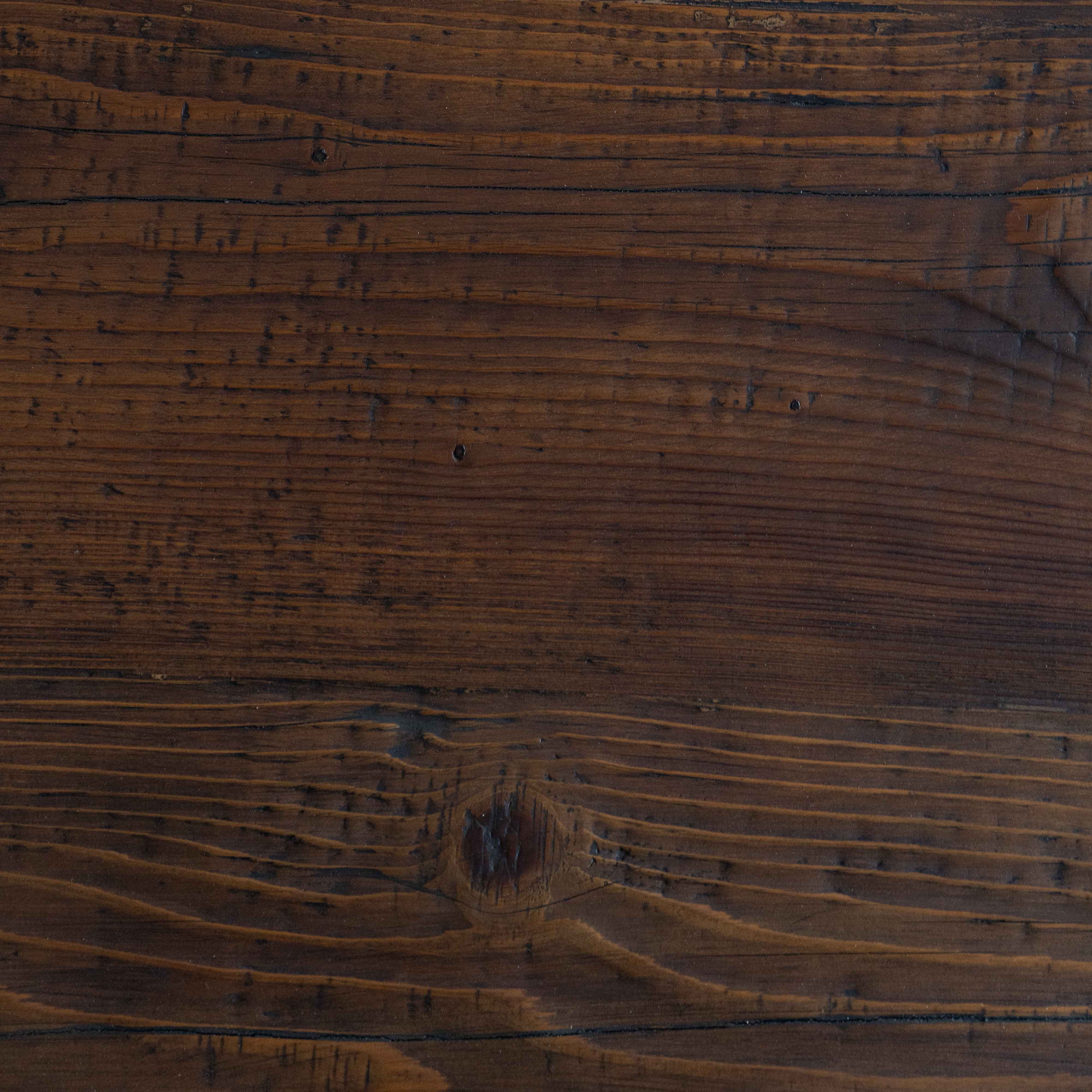 Nordic - Dark Wood Industrial Coffee Table - Dark Wood