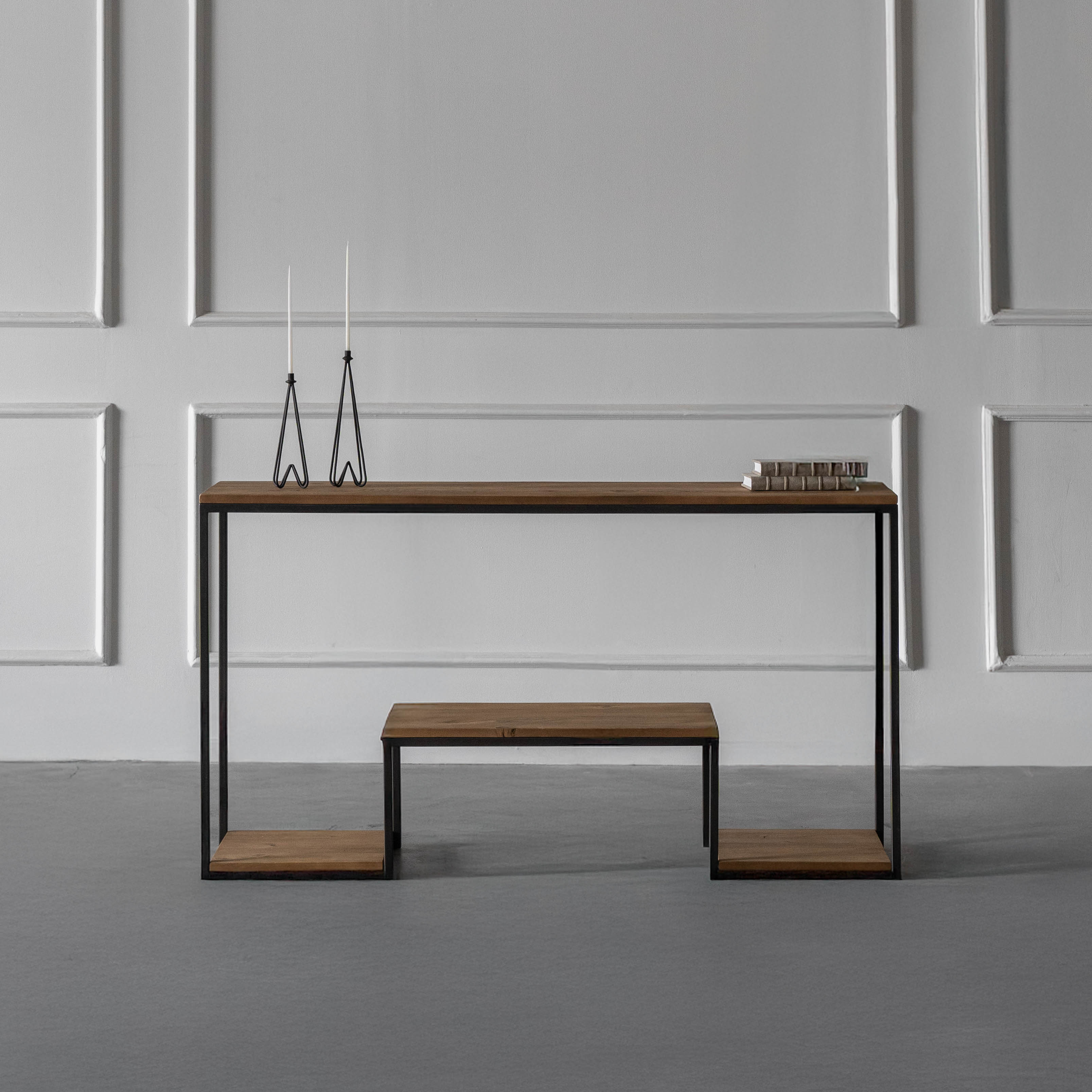 Nordic Industrial Accent Console Table - Console Tables - WS Living Furniture Furniture Store in Dubai