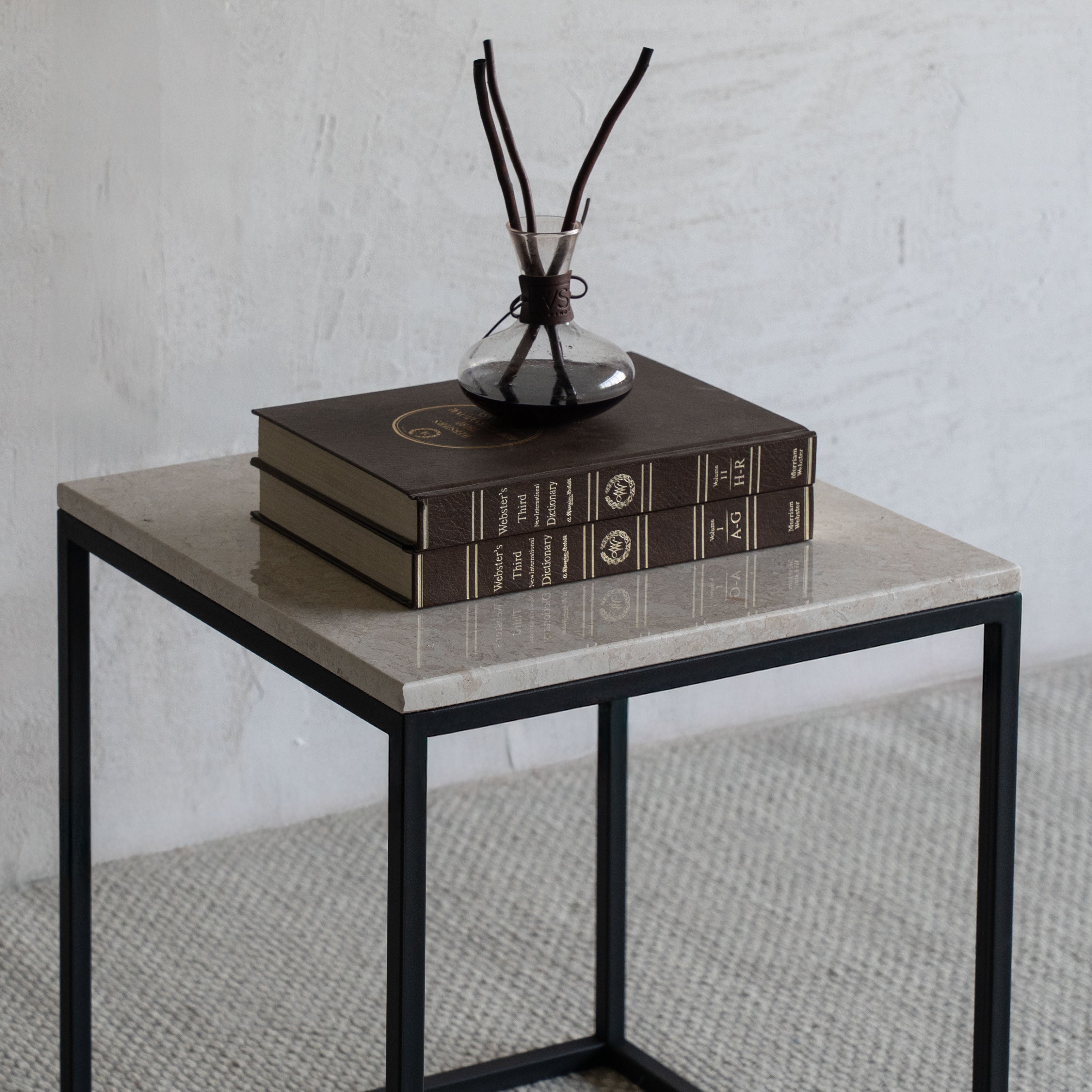 Limestone Marble Side Table