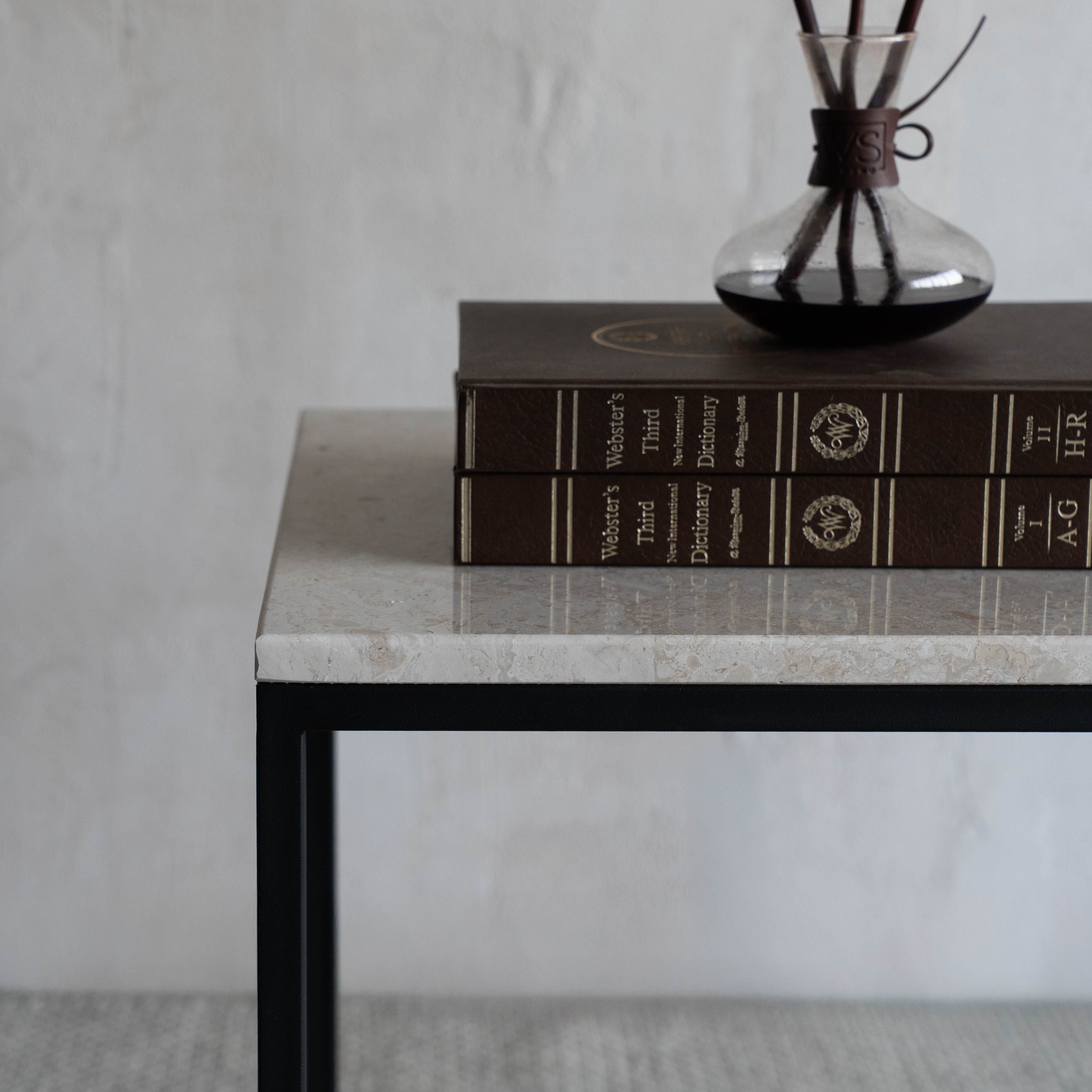 Limestone Marble Side Table