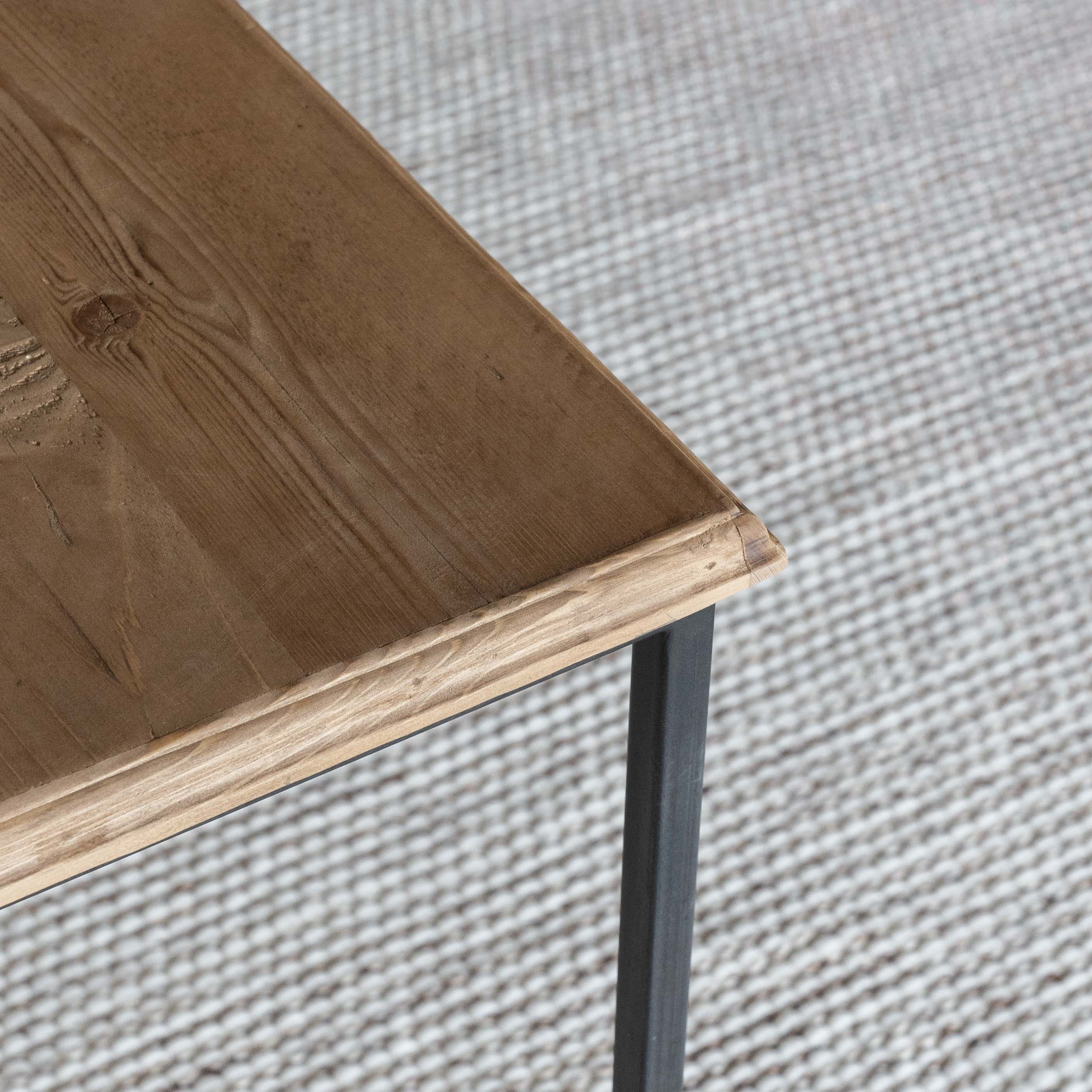 Jilpa Industrial Pine Wood Desk | Study Table - Desk - WS Living Furniture Furniture Store in Dubai