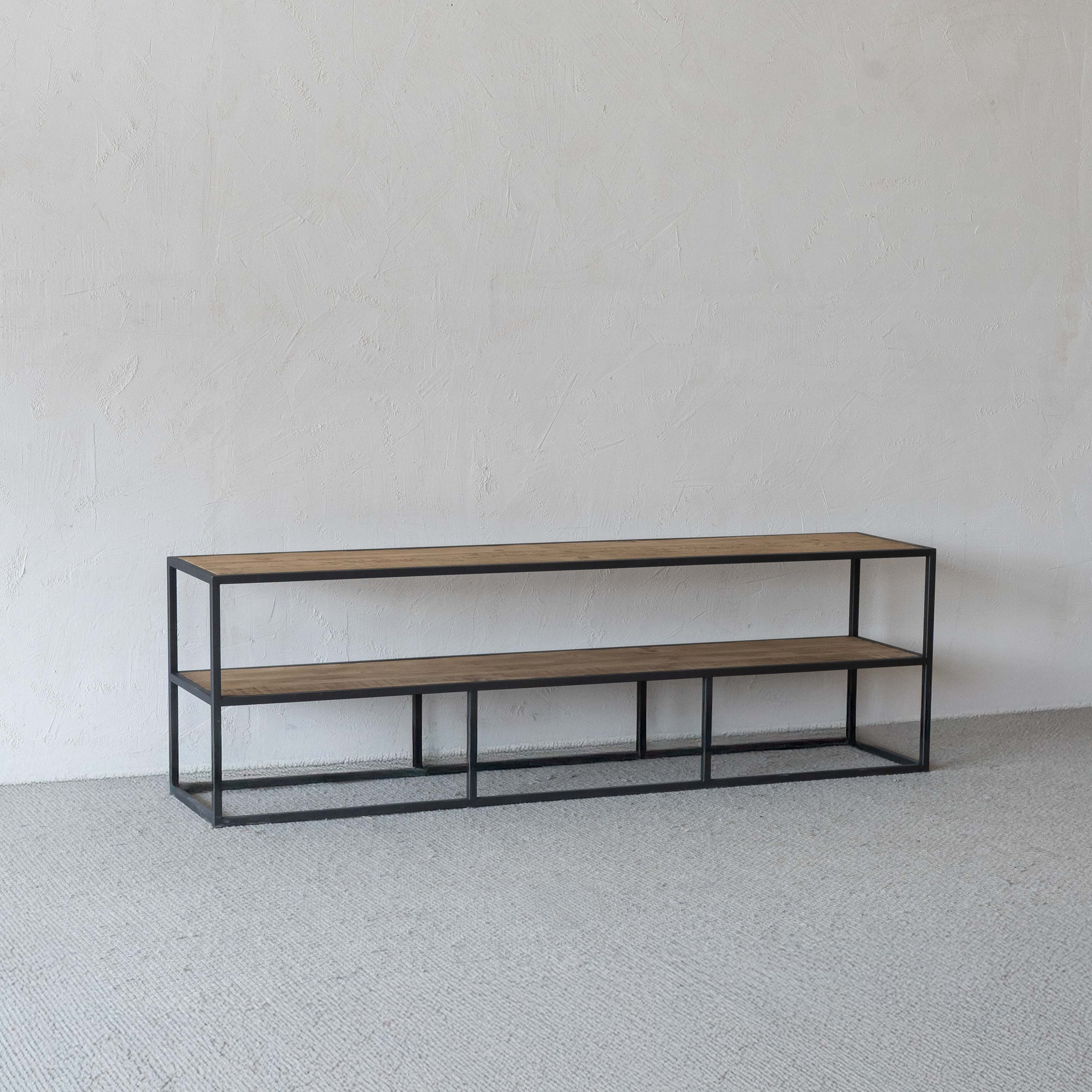 Rustic Haven Classic Industrial Wood TV Unit - TV Units - WS Living Furniture Furniture Store in Dubai