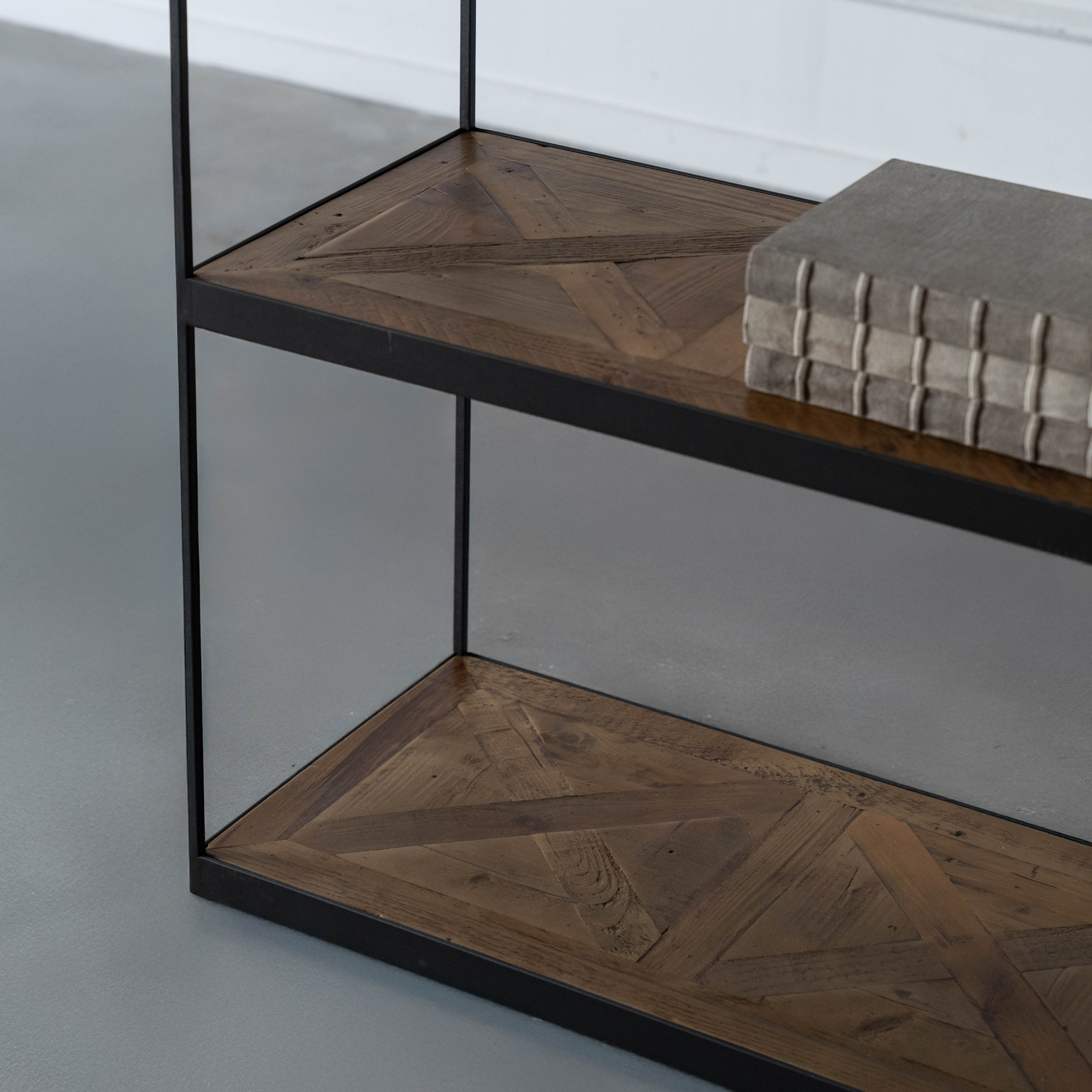 Parquet Wood Bookshelf