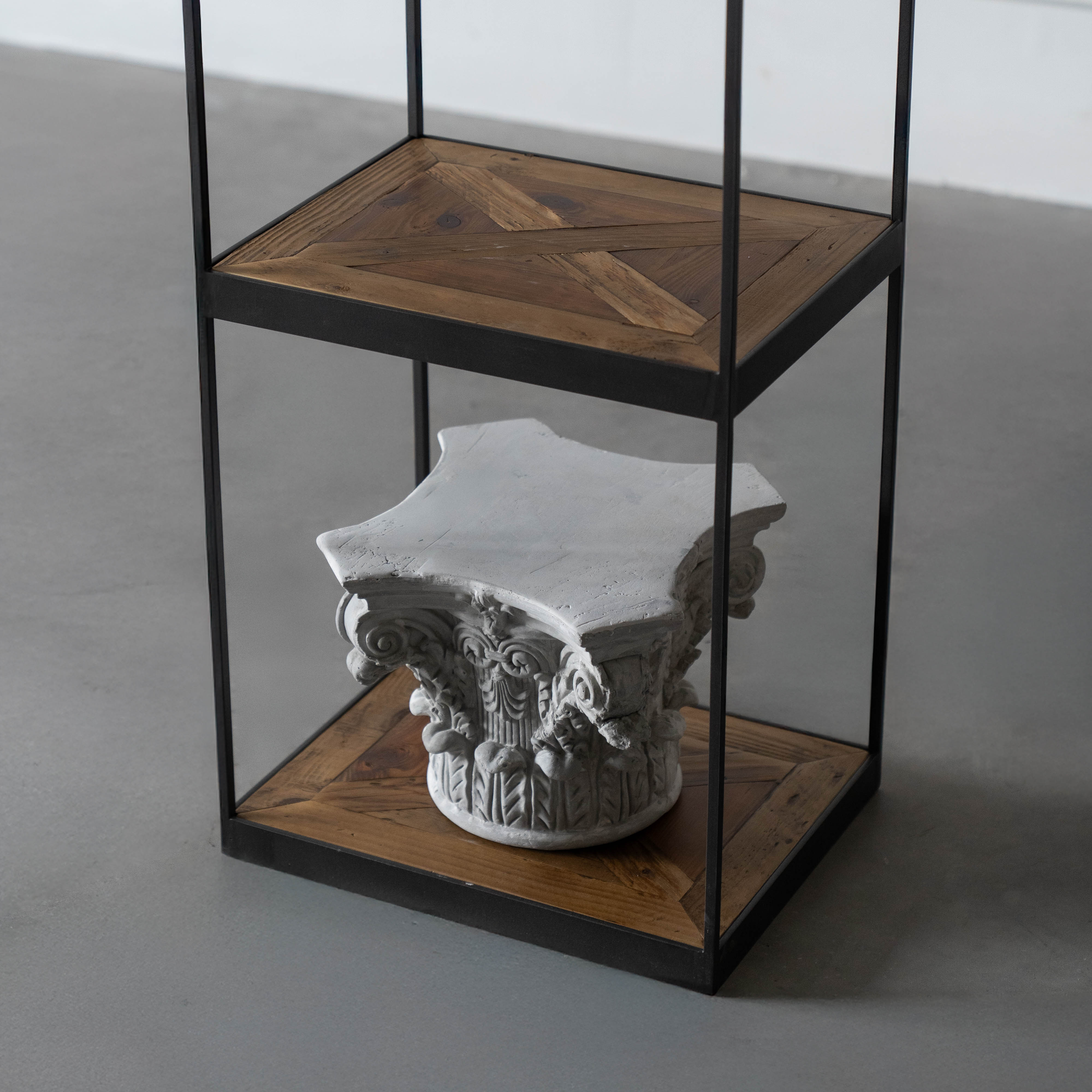 Parquet Wood Bookshelf- SMALL - Shelves - WS Living Furniture Furniture Store in Dubai