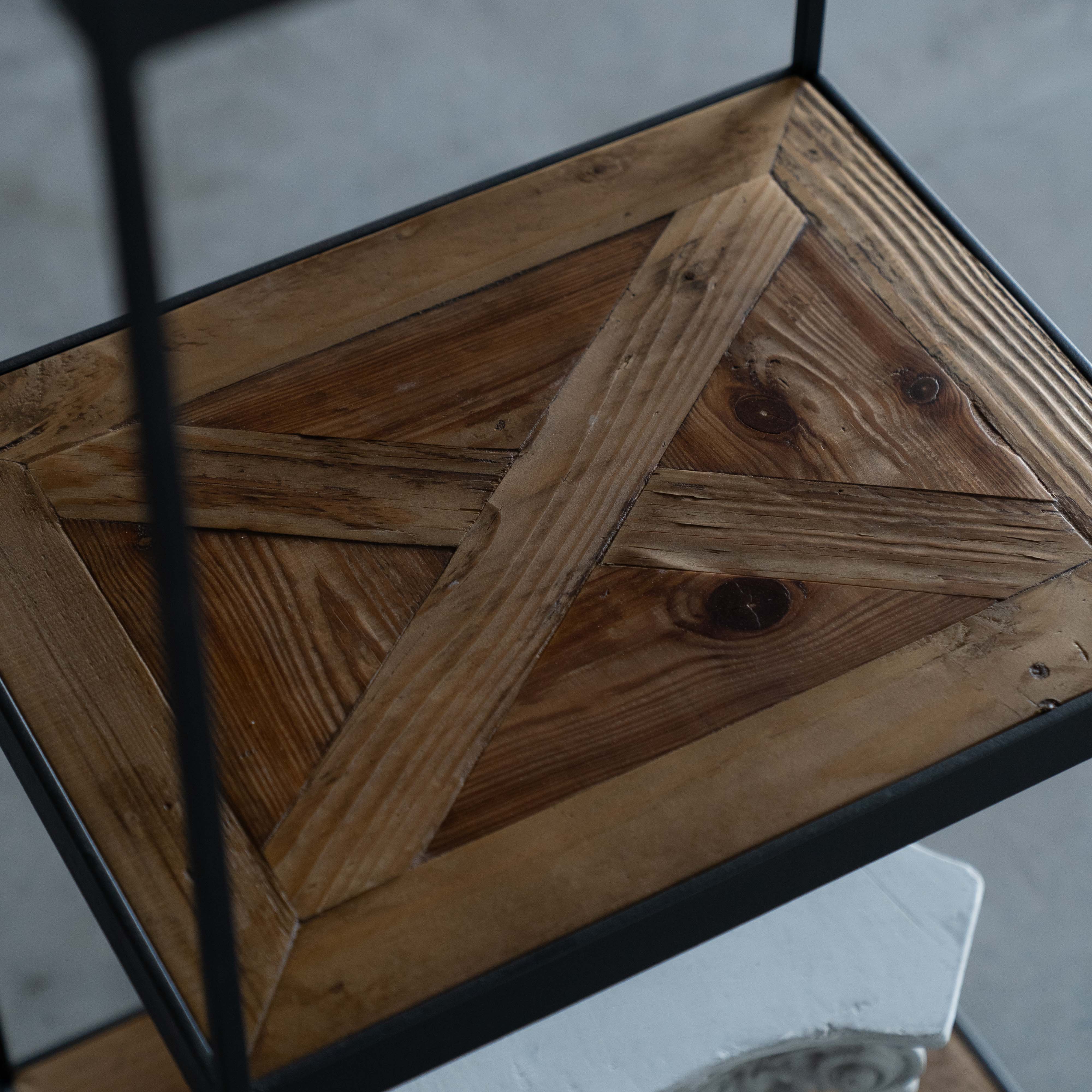 Parquet Wood Bookshelf- SMALL - Shelves - WS Living Furniture Furniture Store in Dubai
