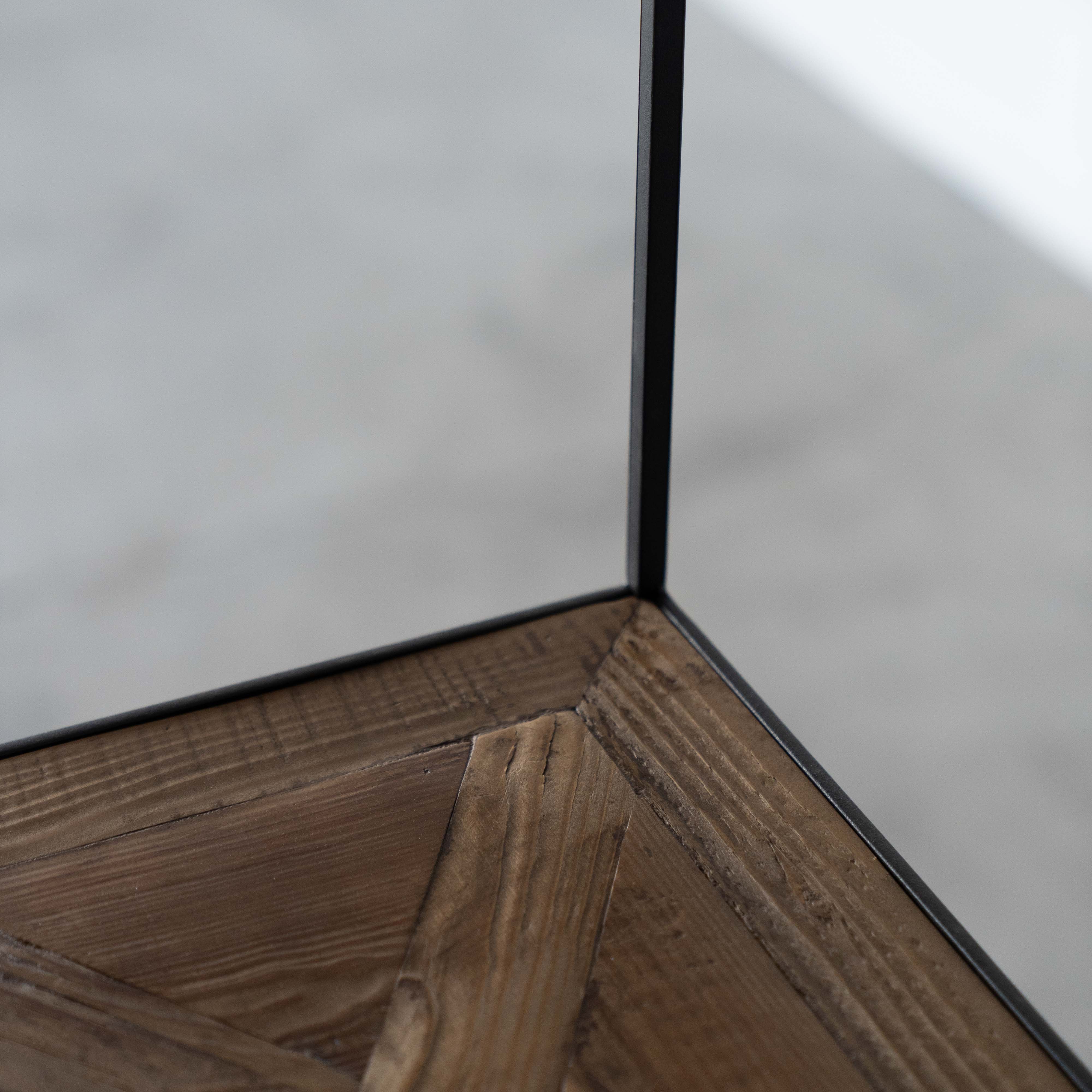 Parquet Wood Bookshelf- SMALL - Shelves - WS Living Furniture Furniture Store in Dubai