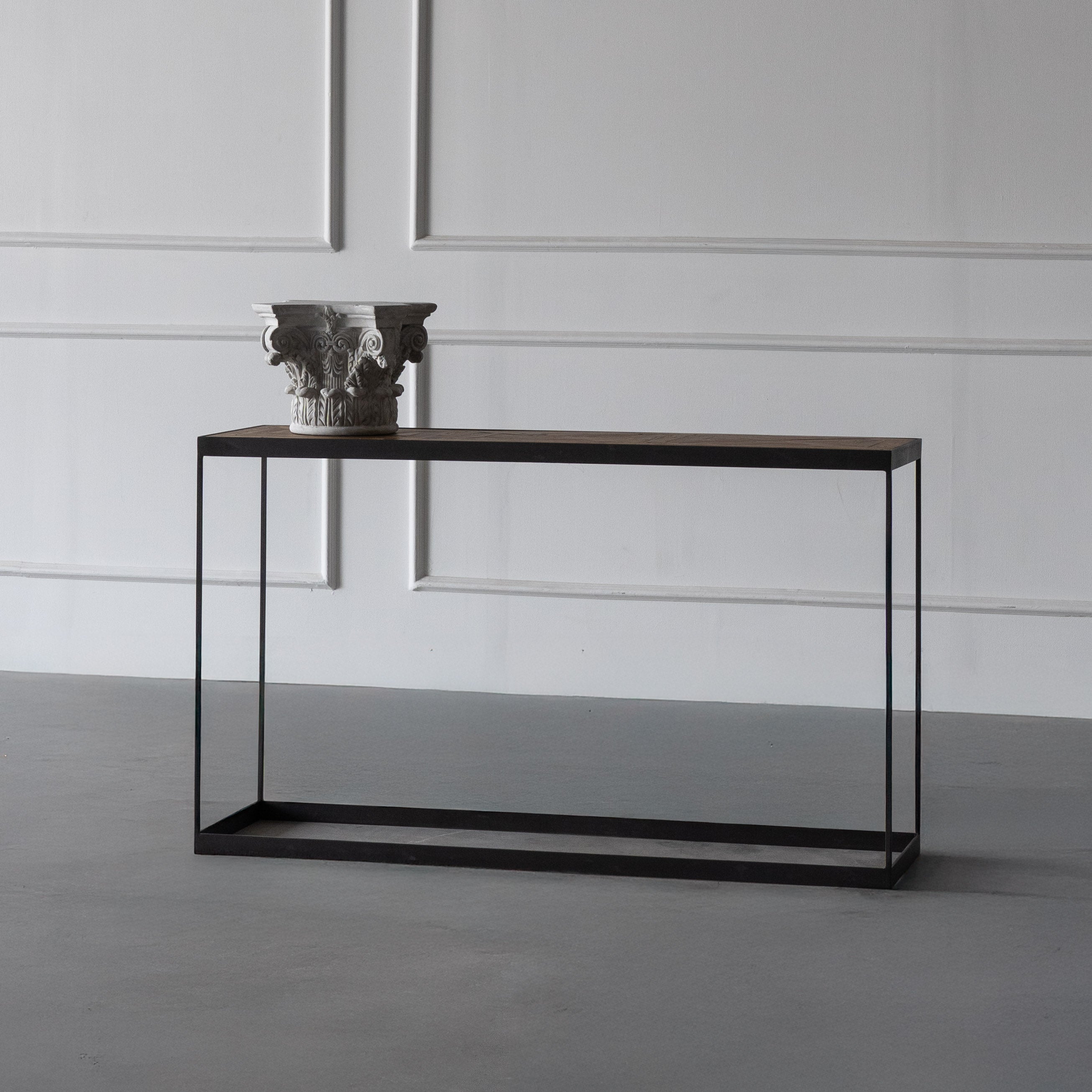 Parquet Wood Console Table - Console Tables - WS Living Furniture Furniture Store in Dubai