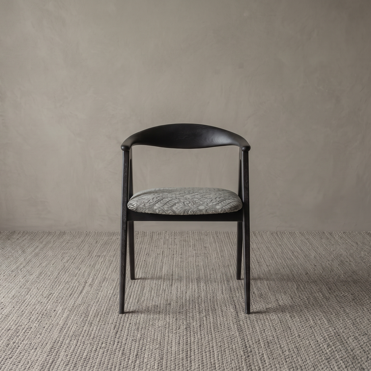 Isolde Solid Oak Dining Chair - MOSS GREEN
