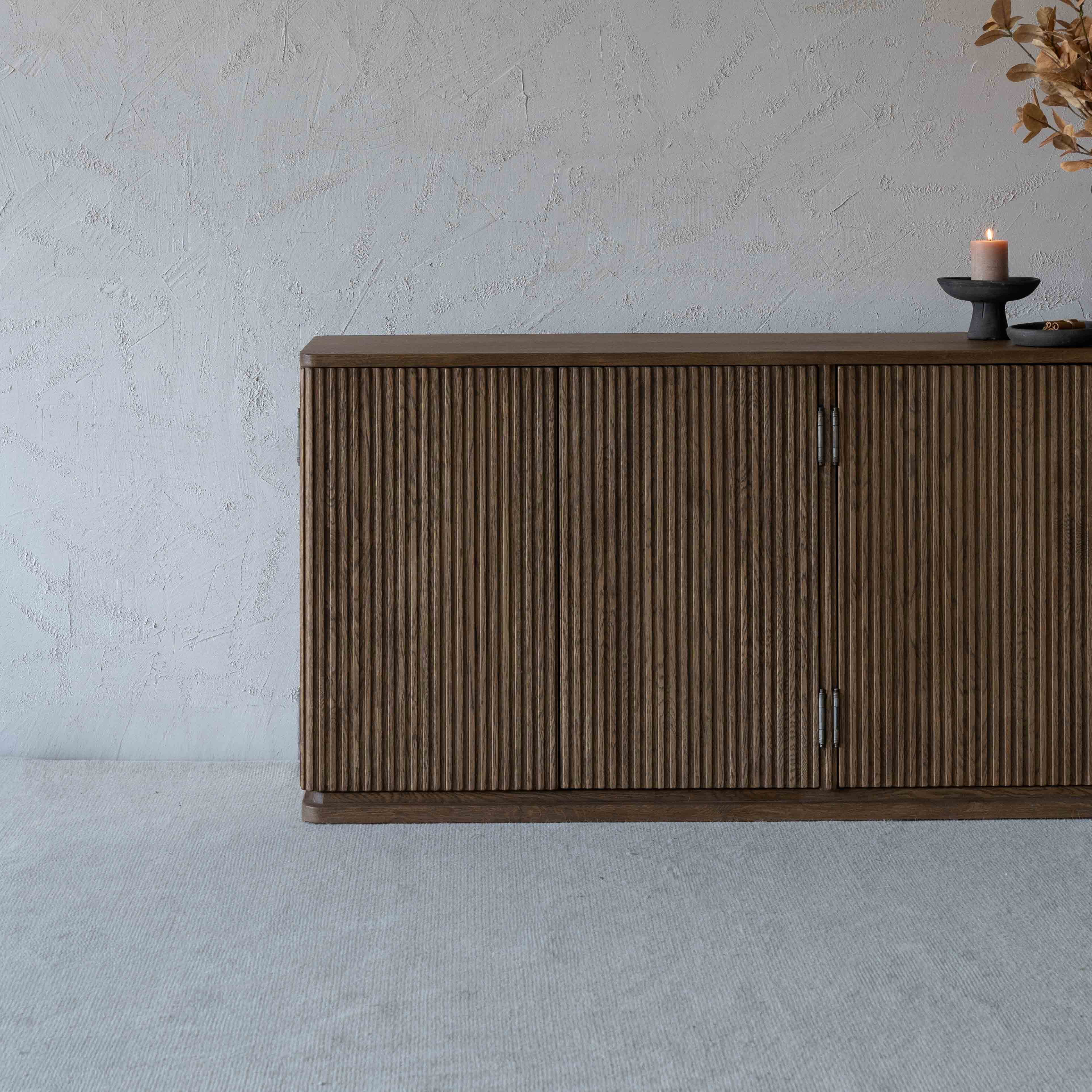 Jessa Solid Wood Modern Sideboard | Storage Cabinet - Buffet & SIdeboards - WS Living Furniture Furniture Store in Dubai