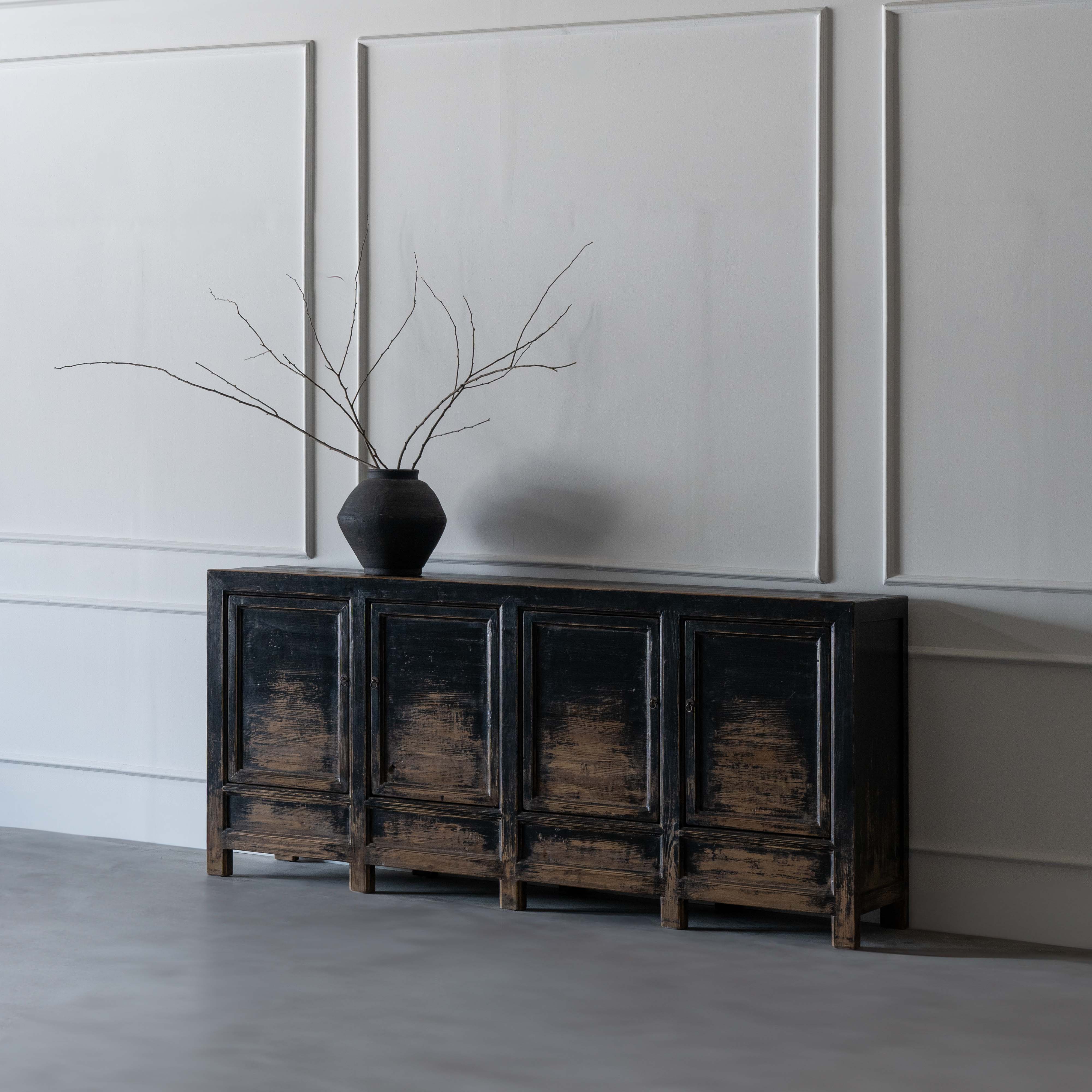 Jett Antique Classic Buffet Sideboard | Storage Cabinet - Cabinets - WS Living Furniture Furniture Store in Dubai