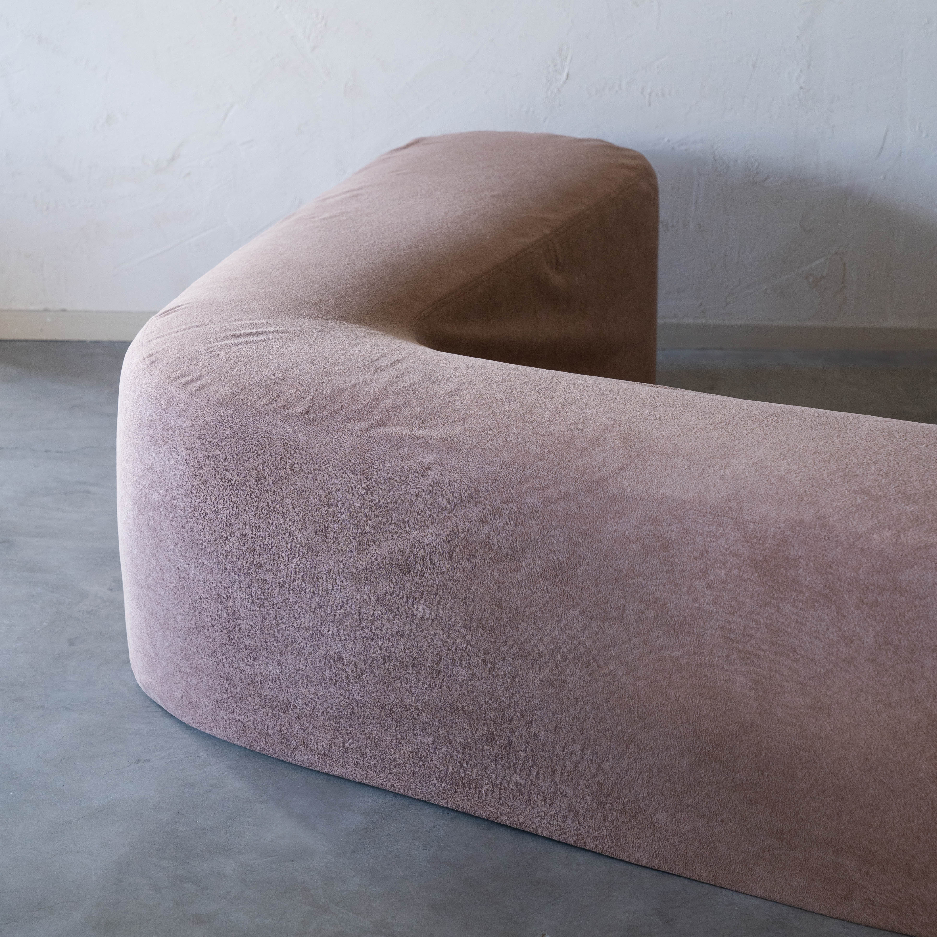 Ella Curve L-Shape Dining Bench - Bench - WS Living Furniture Furniture Store in Dubai