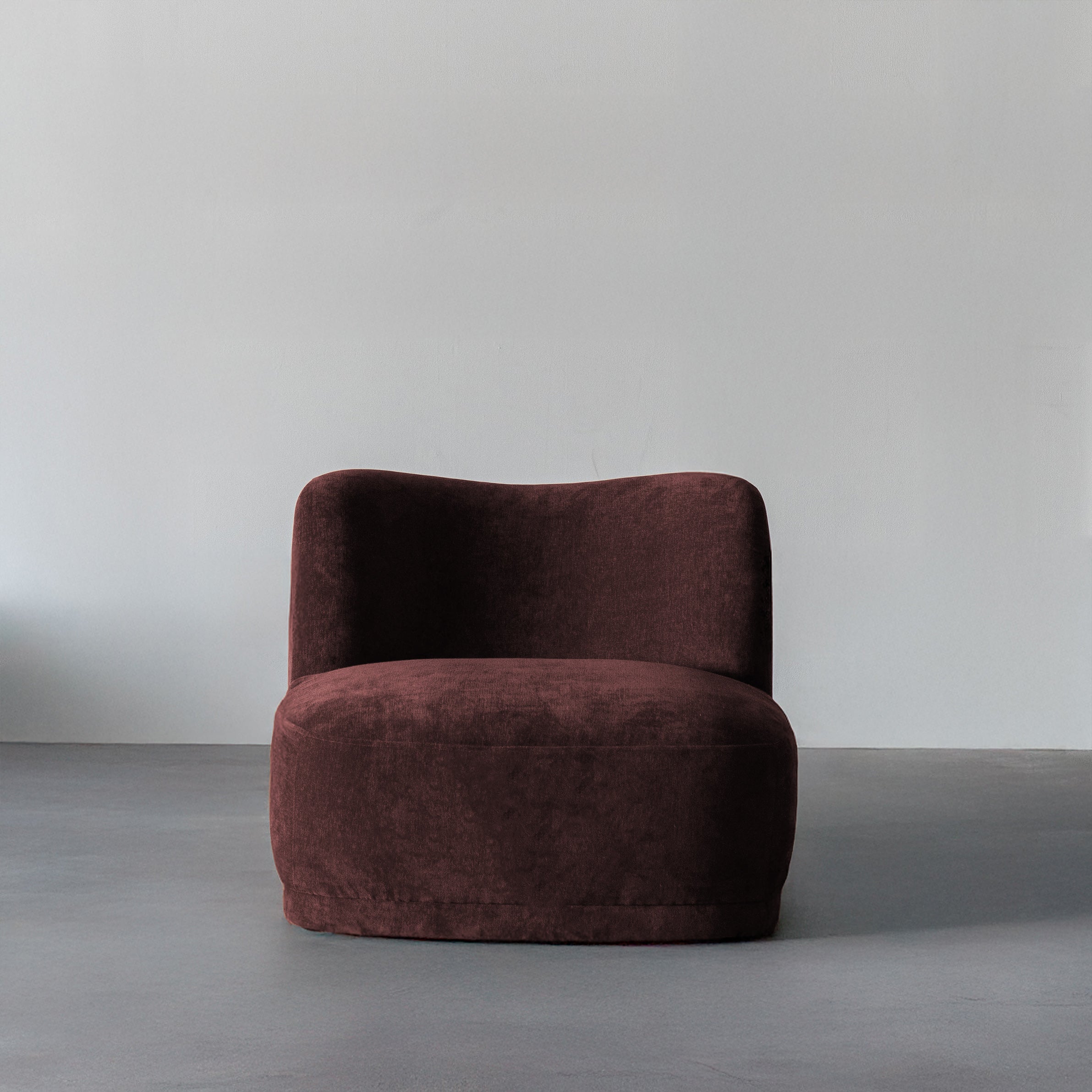 Lysandra Low Accent Lounge Chair - BROWN