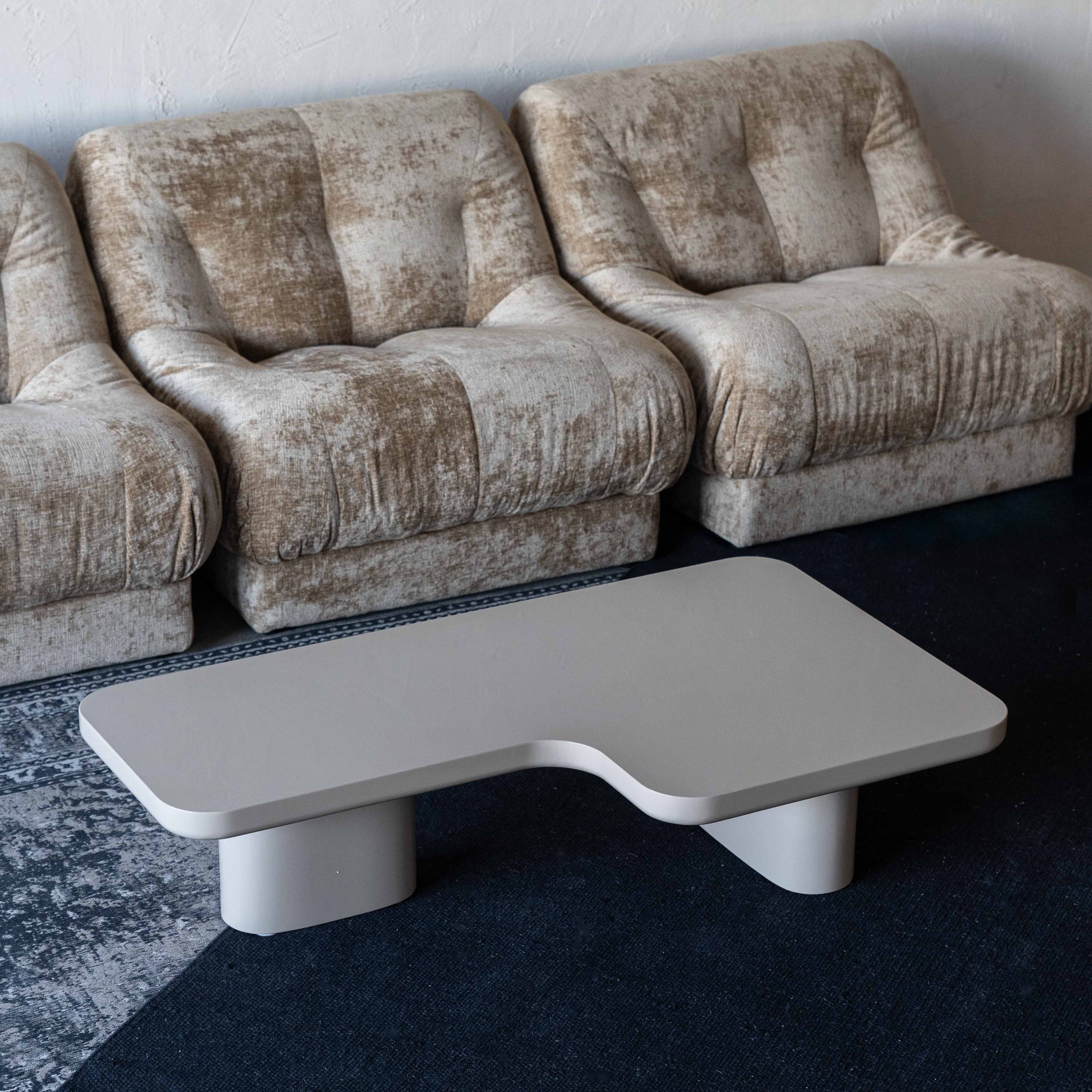 Layla Beige High Gloss Modern Coffee Table - SMALL - 020A1.2 - BC78