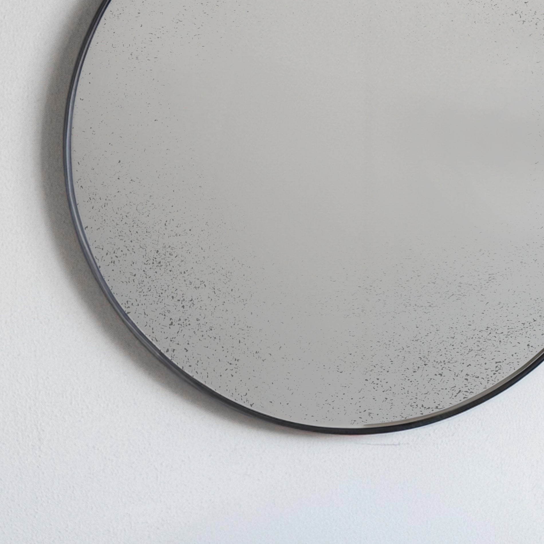 Lila Rustic Texture Round Wall Mirror - Mirror - WS Living Furniture Furniture Store in Dubai