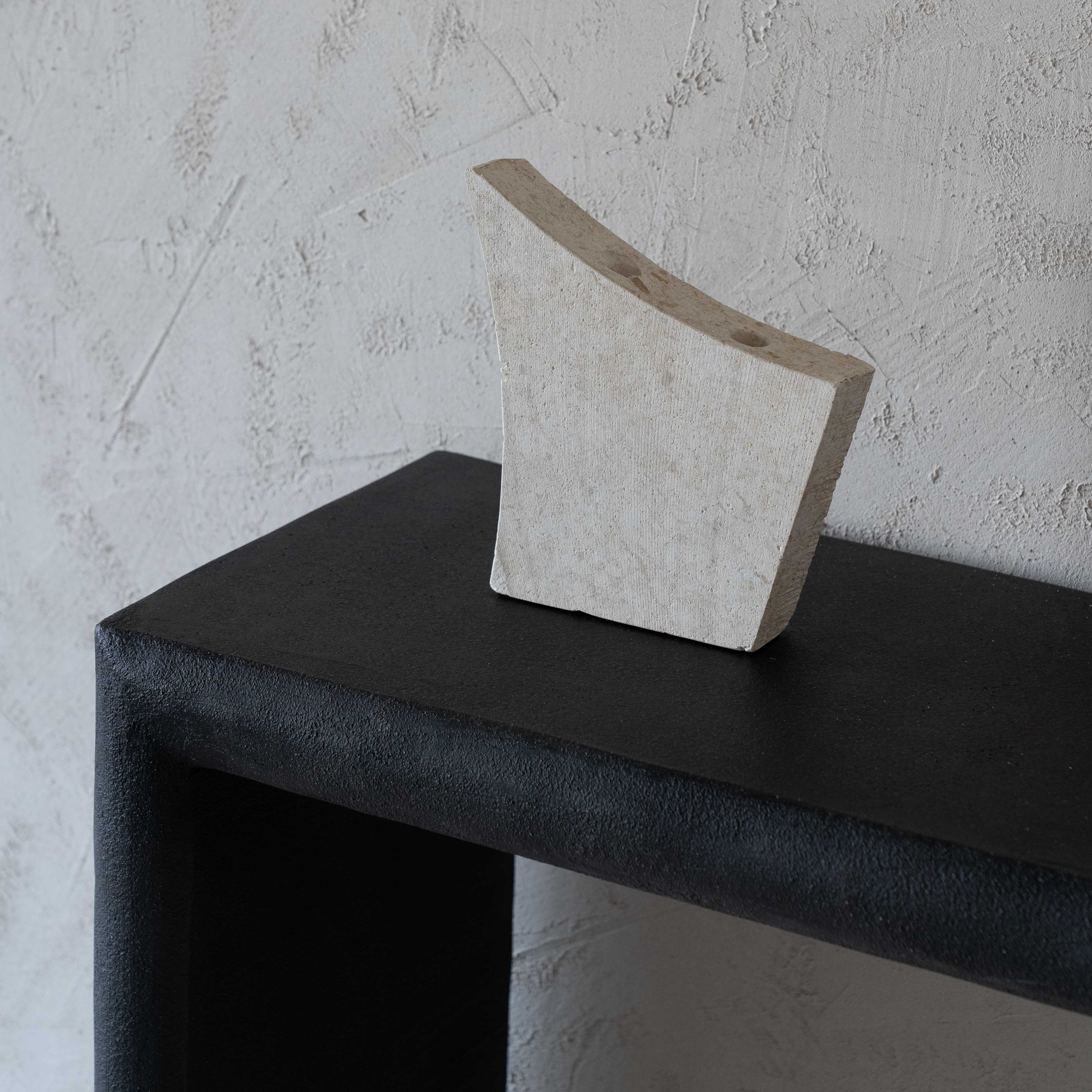 Natural Lime Stone Candle Holder - Candle Holder - WS Living Furniture Furniture Store in Dubai