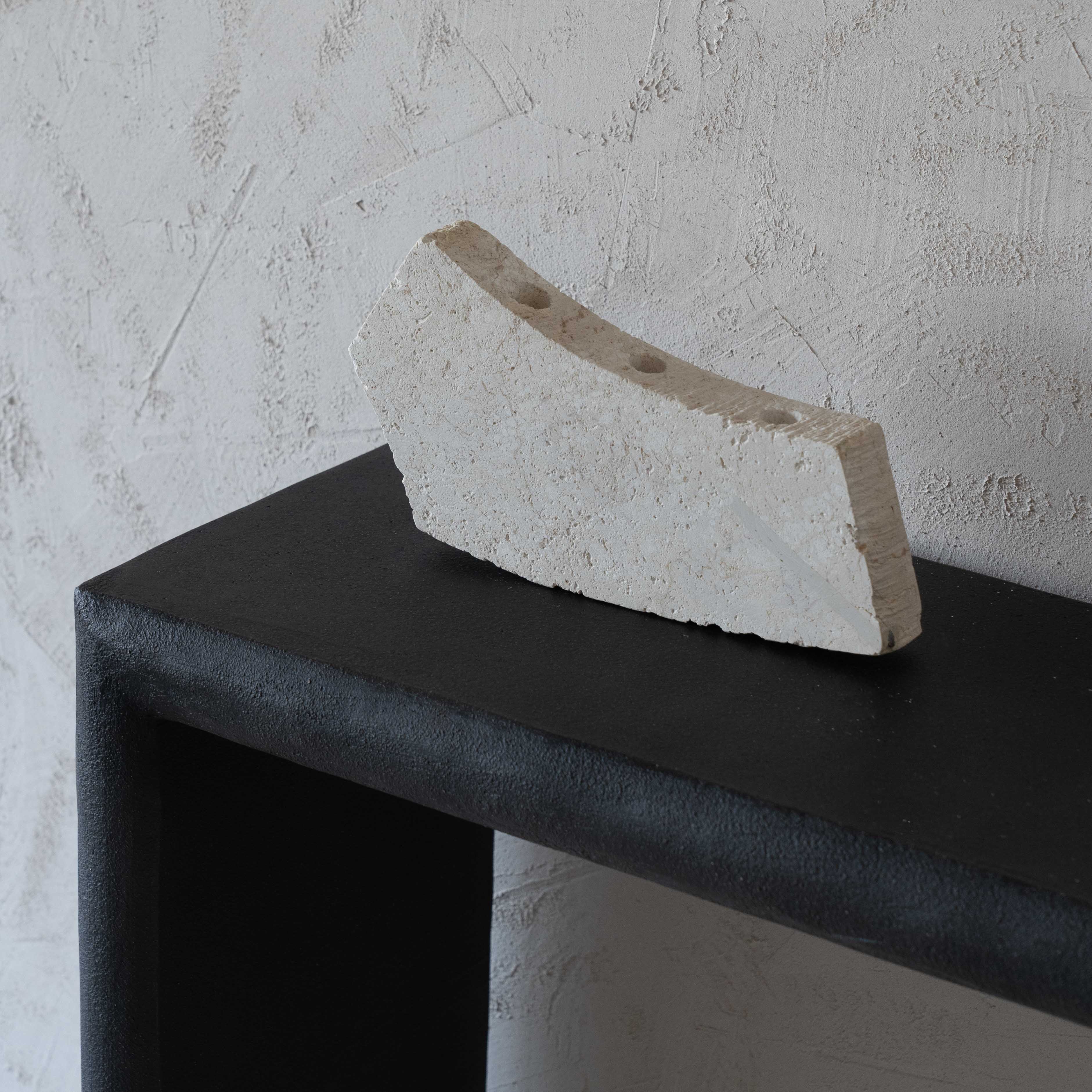 Natural Lime Stone Candle Holder - Candle Holder - WS Living Furniture Furniture Store in Dubai