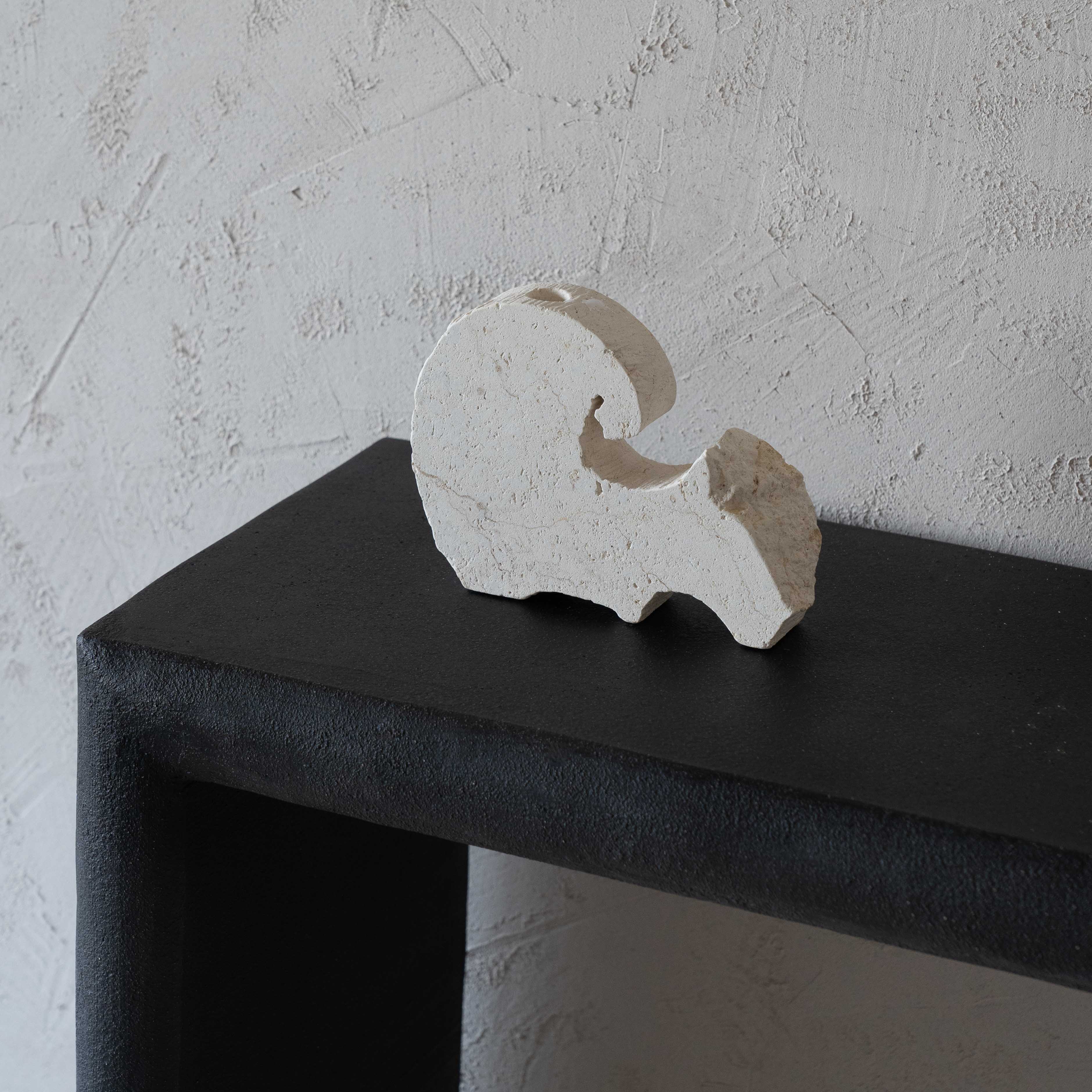 Natural Lime Stone Candle Holder - Candle Holder - WS Living Furniture Furniture Store in Dubai