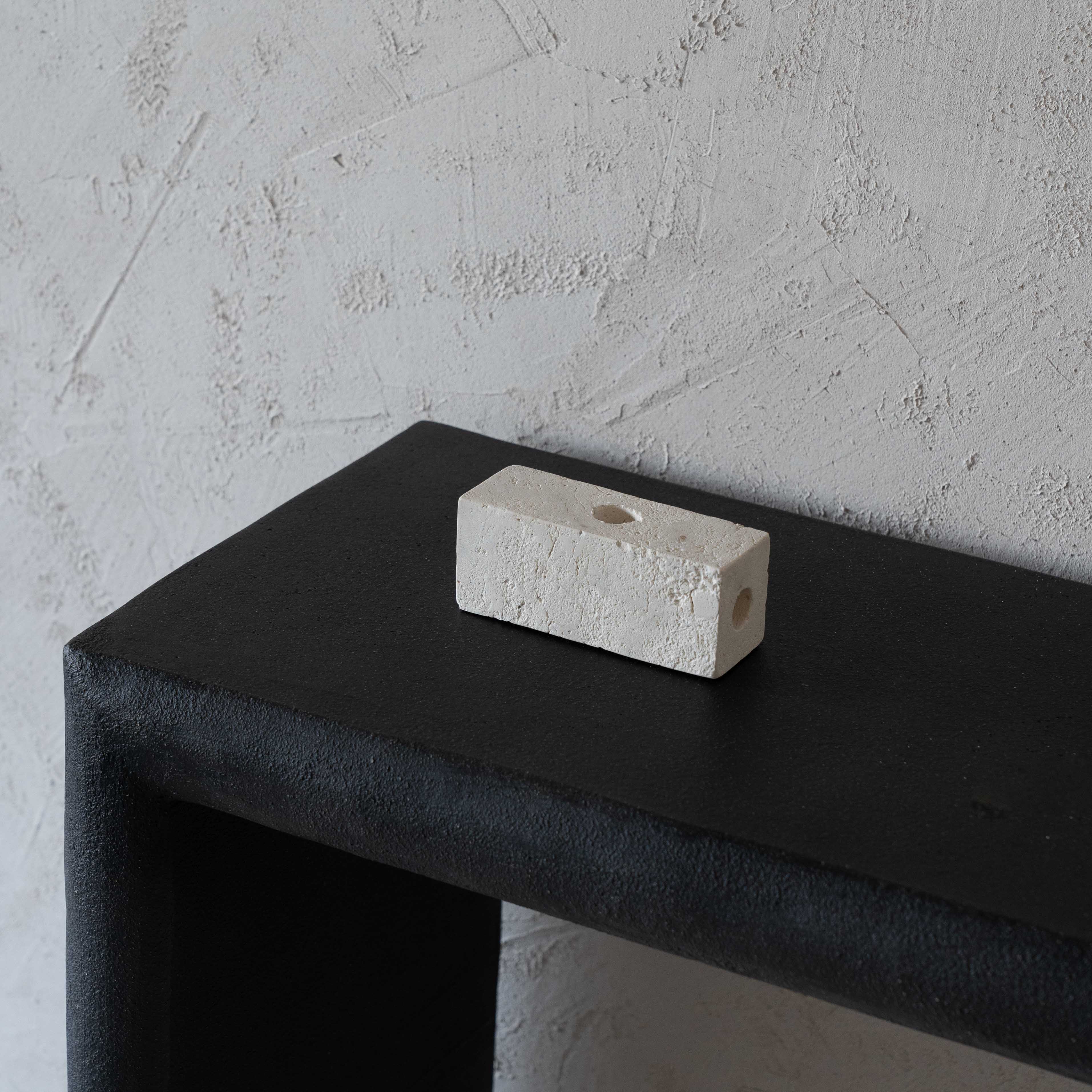 Natural Lime Stone Candle Holder - Candle Holder - WS Living Furniture Furniture Store in Dubai