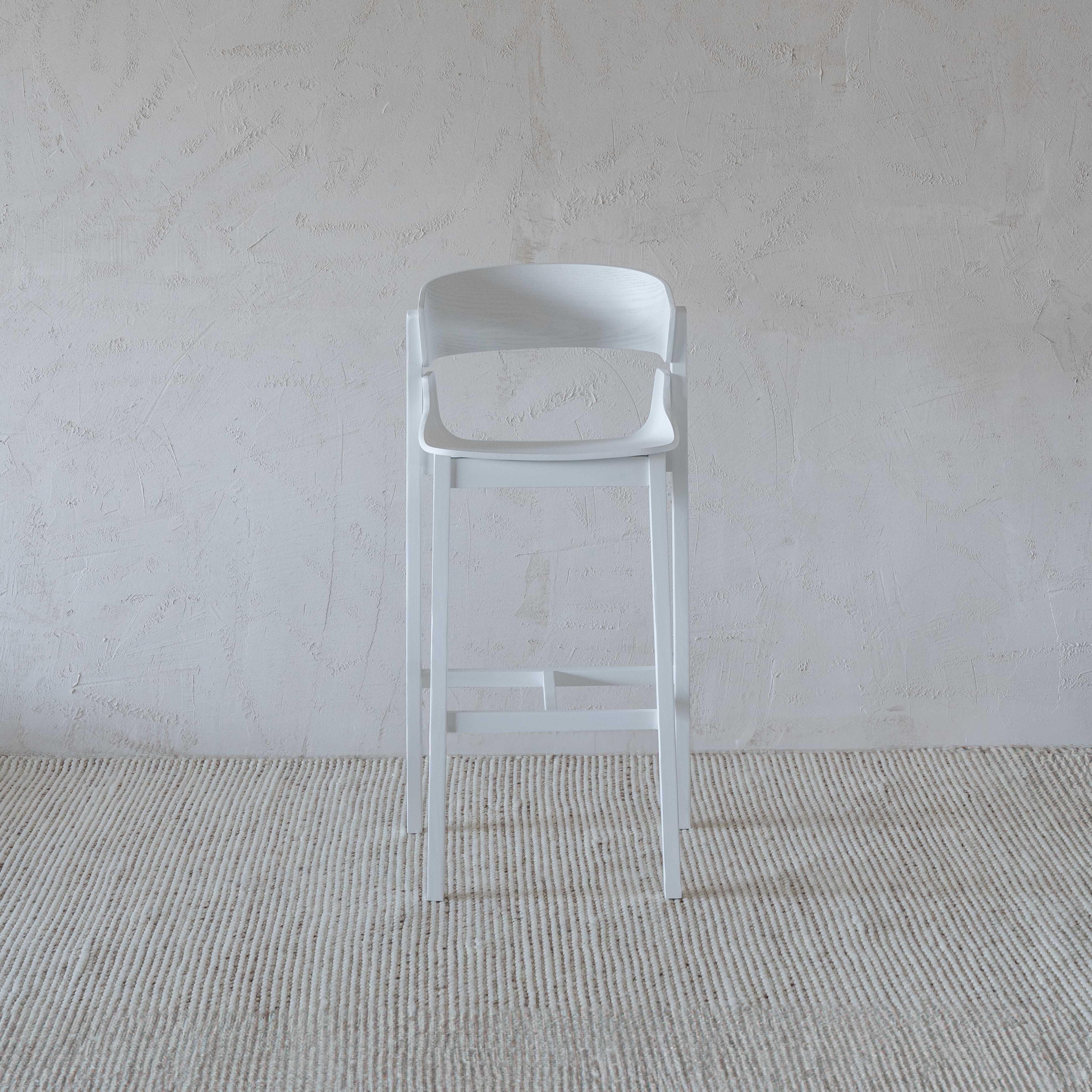 Linda Modern Solid Wood Bar Stool | Counter Chair - Bar Stool - WS Living Furniture Furniture Store in Dubai