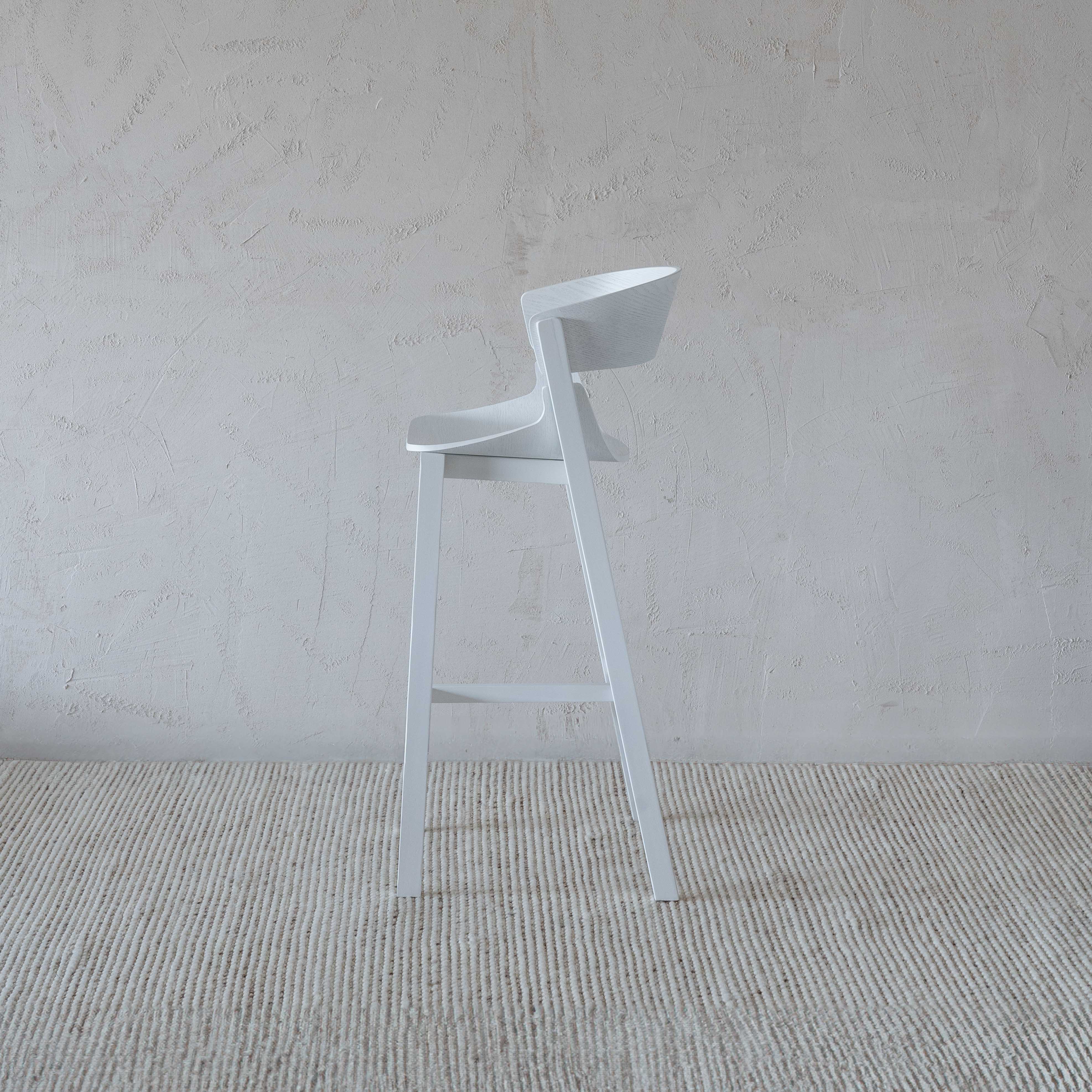Linda Modern Solid Wood Bar Stool | Counter Chair - Bar Stool - WS Living Furniture Furniture Store in Dubai