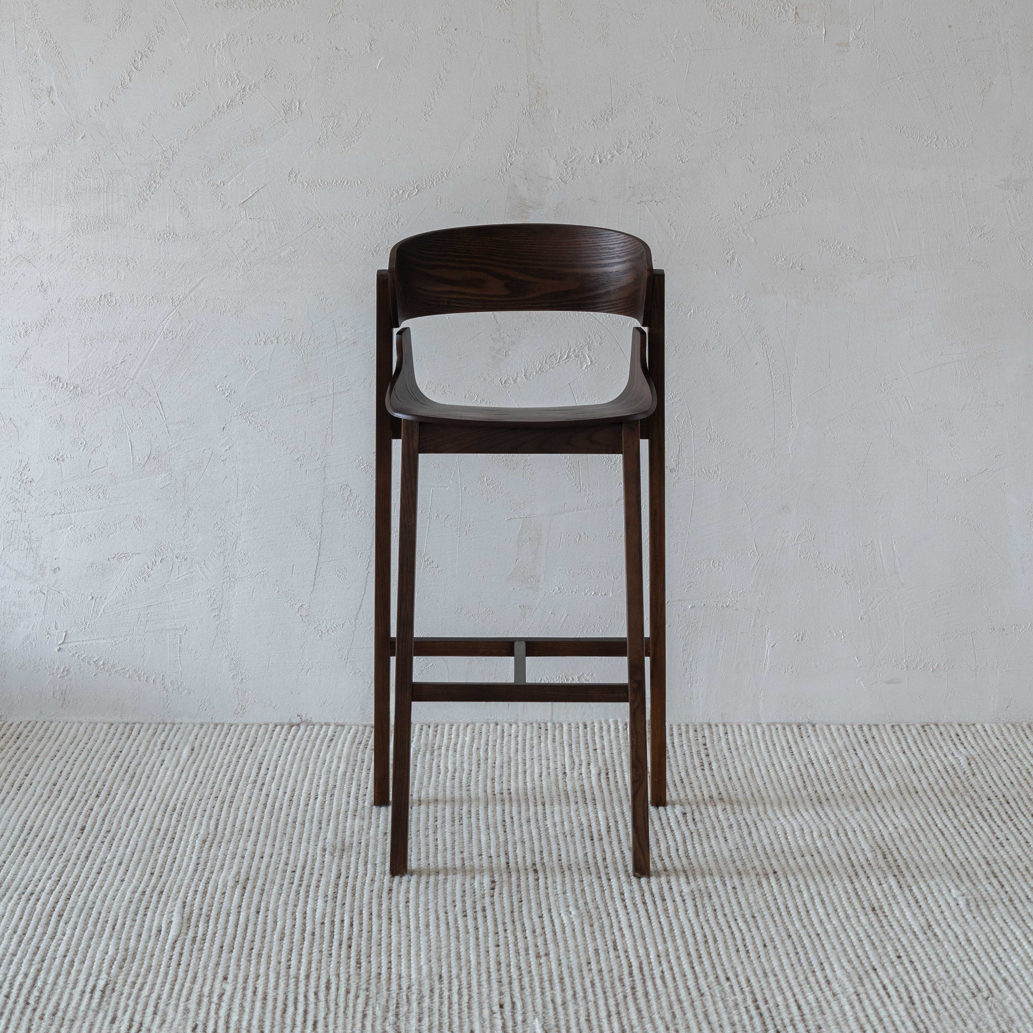 Linda Modern Solid Wood Bar Stool | Counter Chair - Bar Stool - WS Living Furniture Furniture Store in Dubai