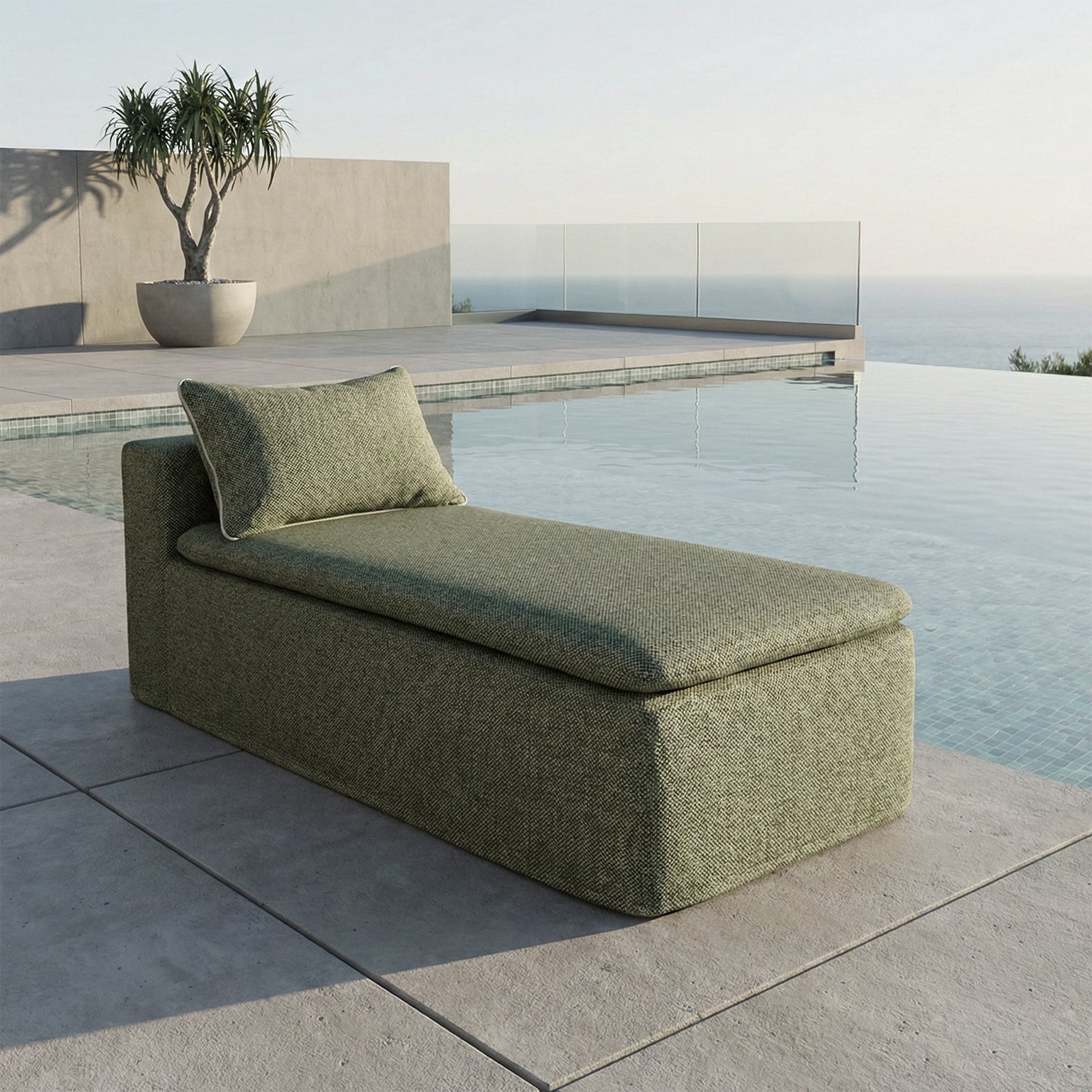 Laguna Green Relax Sun Lounge Chaise ( INDOOR & OUTDOOR)