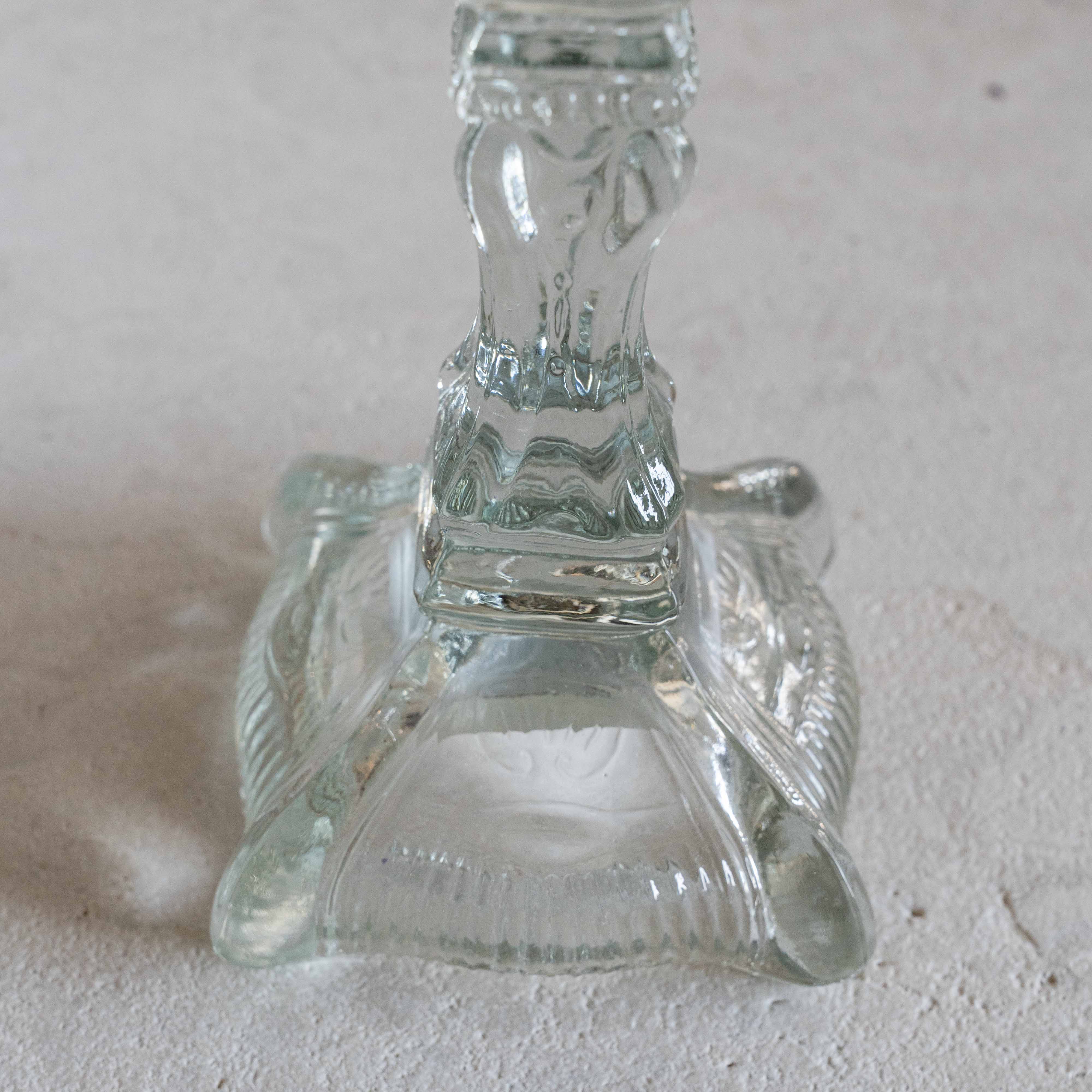 Lumiere Classic Vintage Glass Candle Holder - SE-66342 - Floor Candle Holder - WS Living Furniture Furniture Store in Dubai