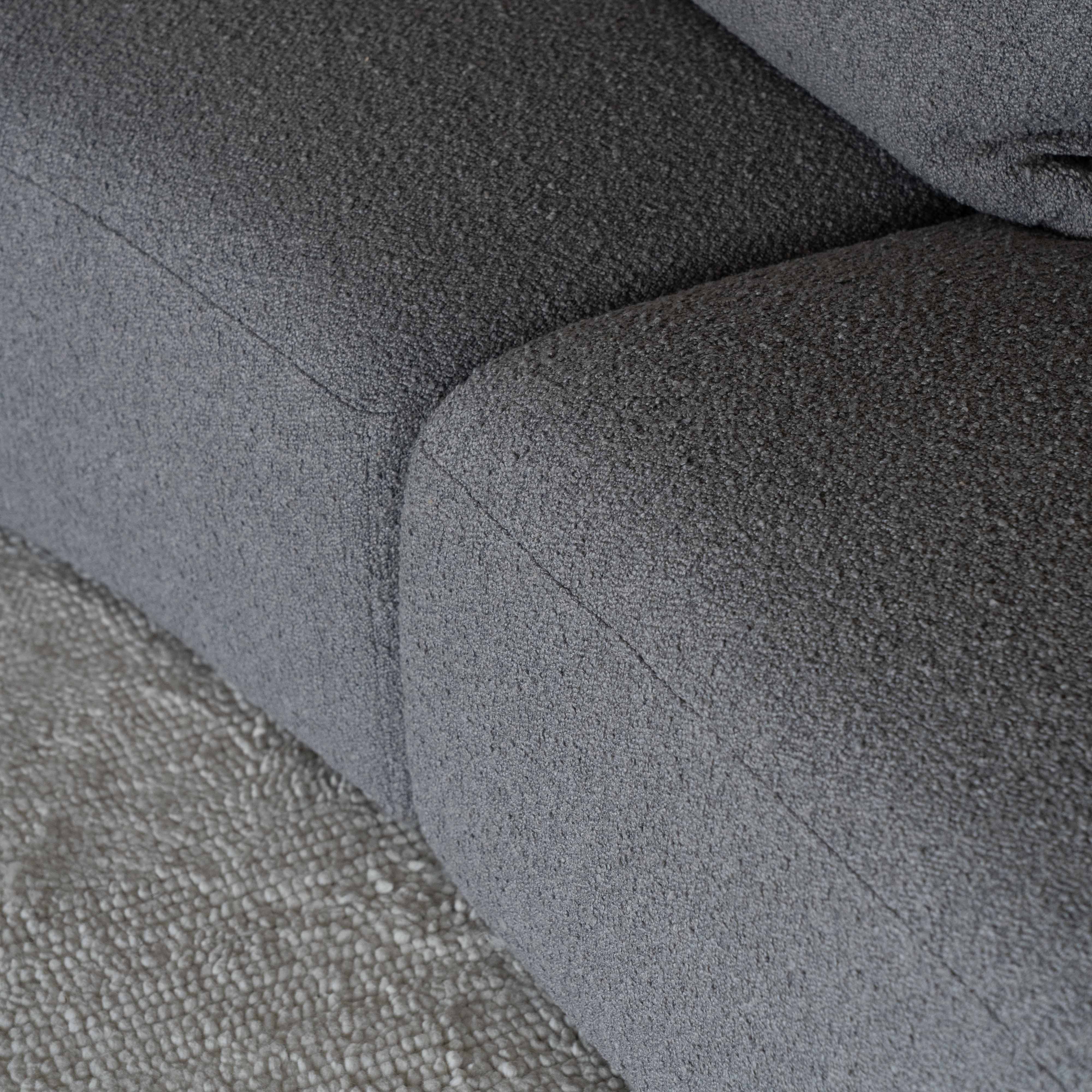 Luna Modern 4 Seater Curve Sofa - Sofa - WS Living Furniture Furniture Store in Dubai