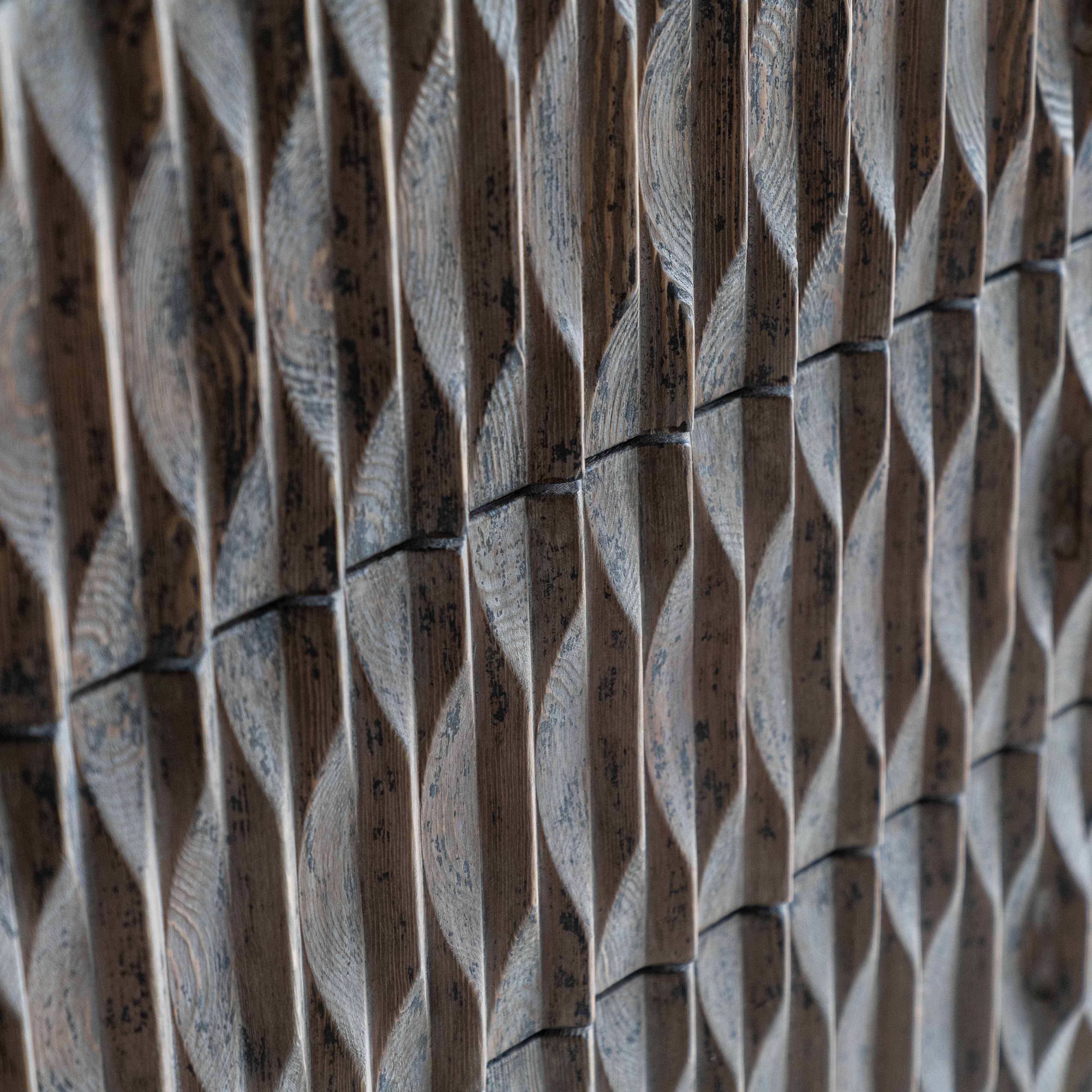 Lune Natural Wood Artisan Storage Cabinet - Cabinets - WS Living Furniture Furniture Store in Dubai