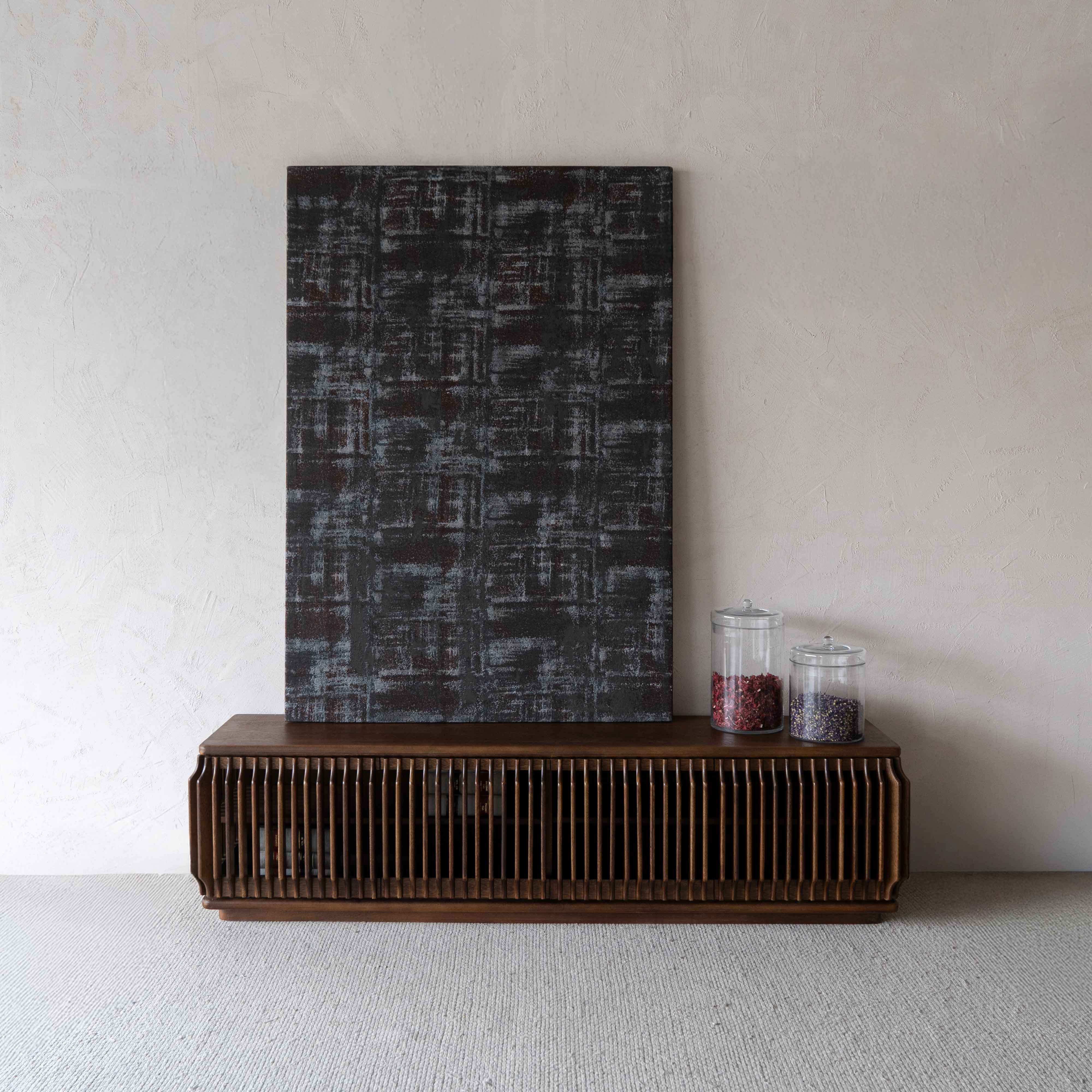Luxe Loom Dark Walnut Modern TV Unit - TV Units - WS Living Furniture Furniture Store in Dubai