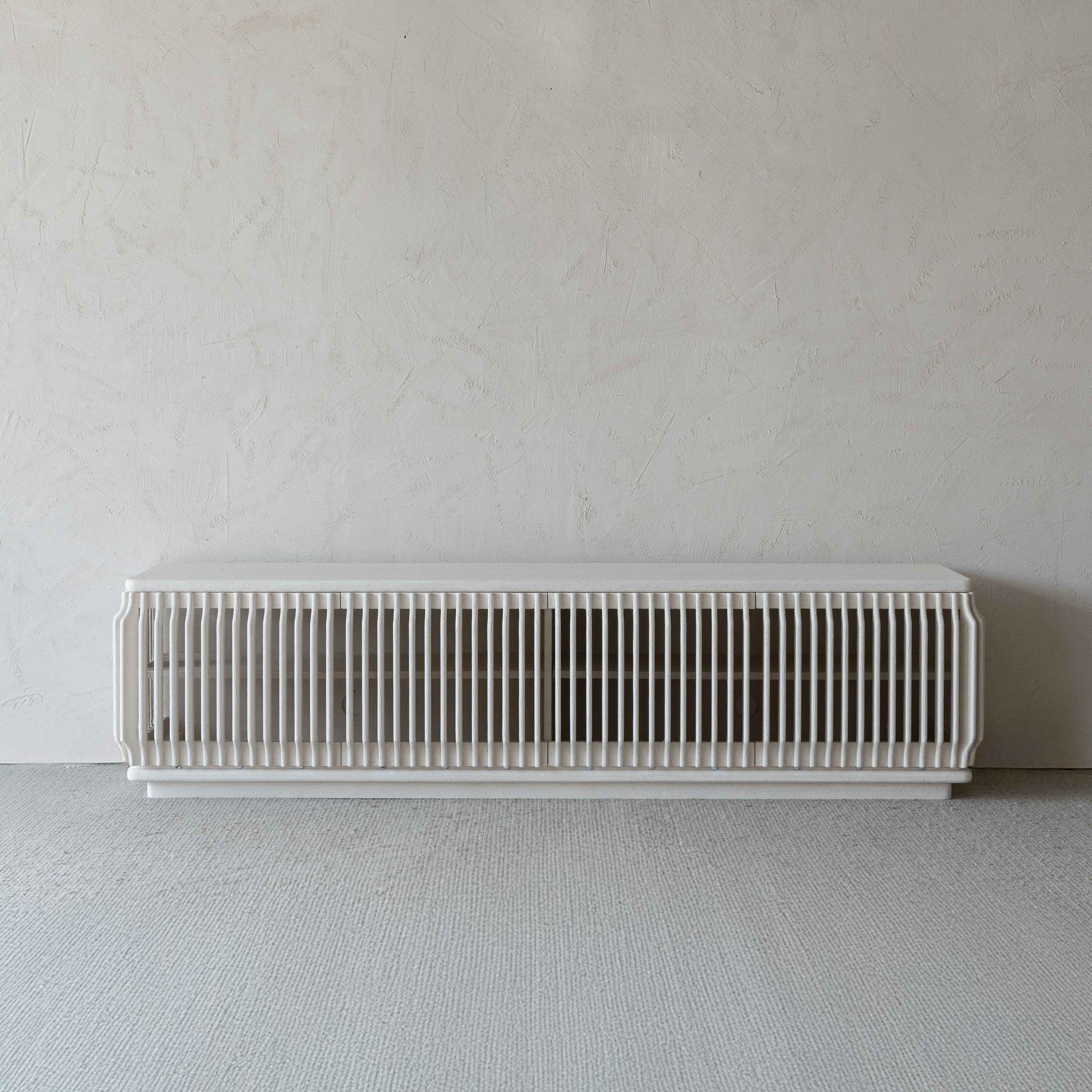 Luxe Loom White Modern TV Unit - TV Units - WS Living Furniture Furniture Store in Dubai