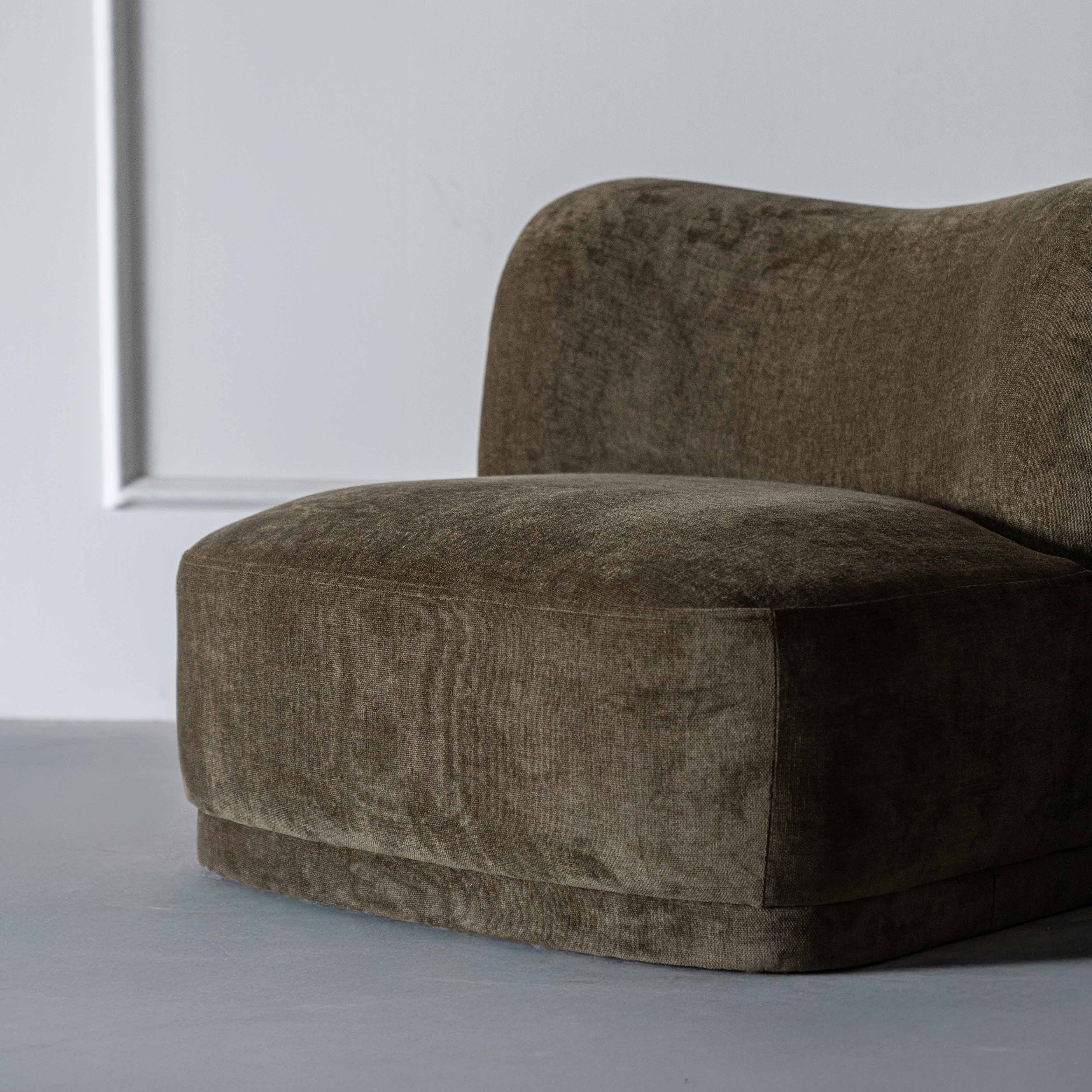 Lysandra Low Accent Lounge Chair - Green