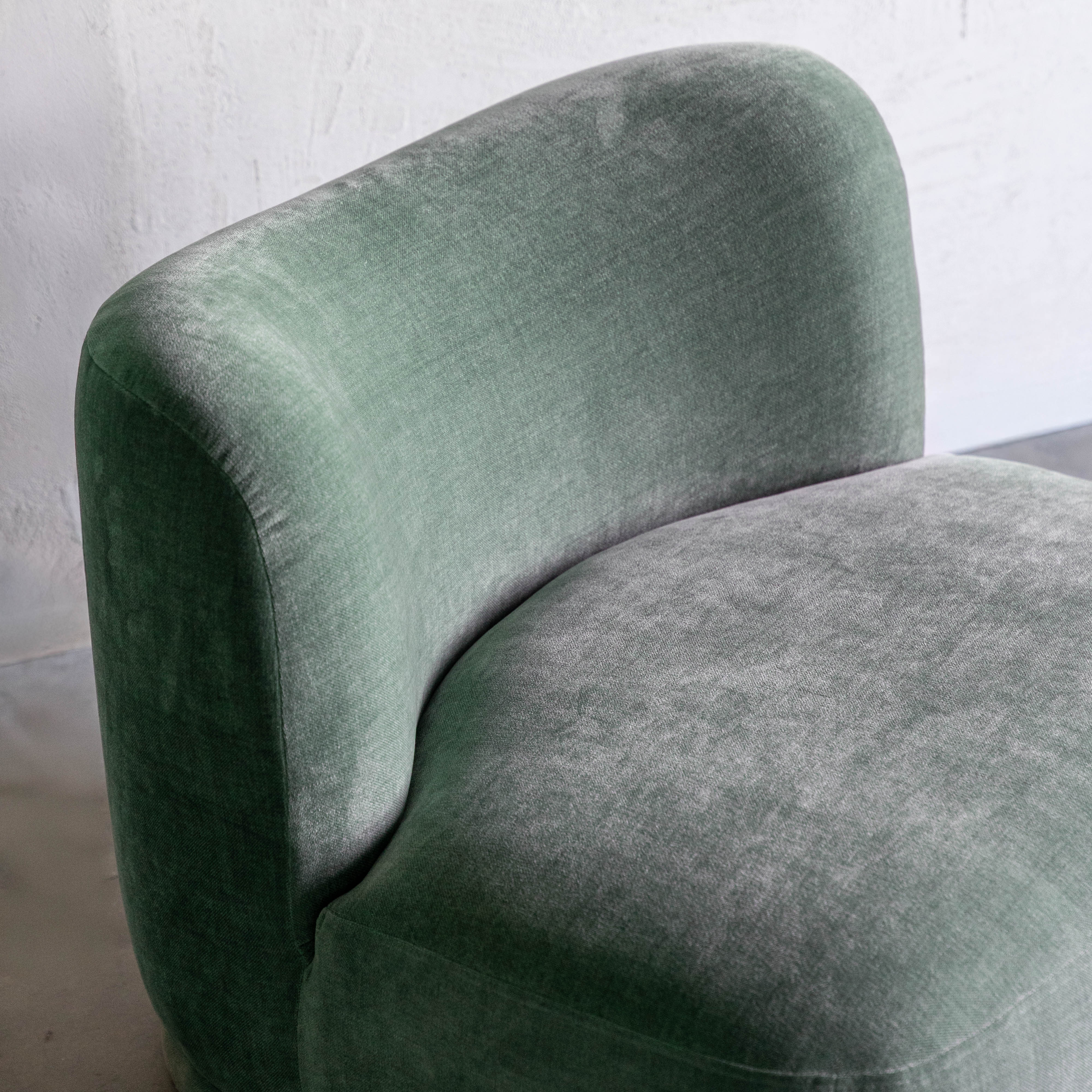 Lysandra Low Accent Lounge Chair - Light Green - Arm chair - WS Living Furniture Furniture Store in Dubai