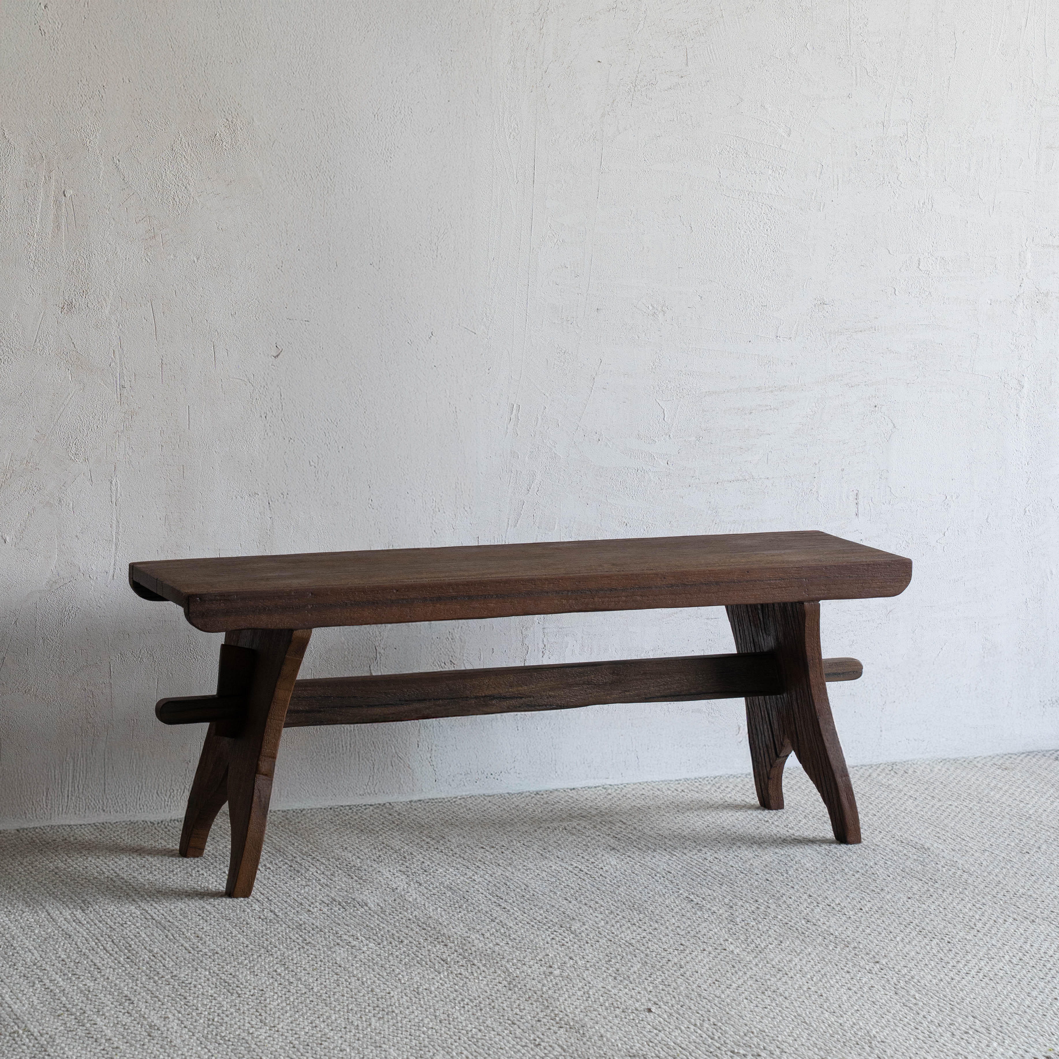 Maddox Artisan Teak Wood Bench