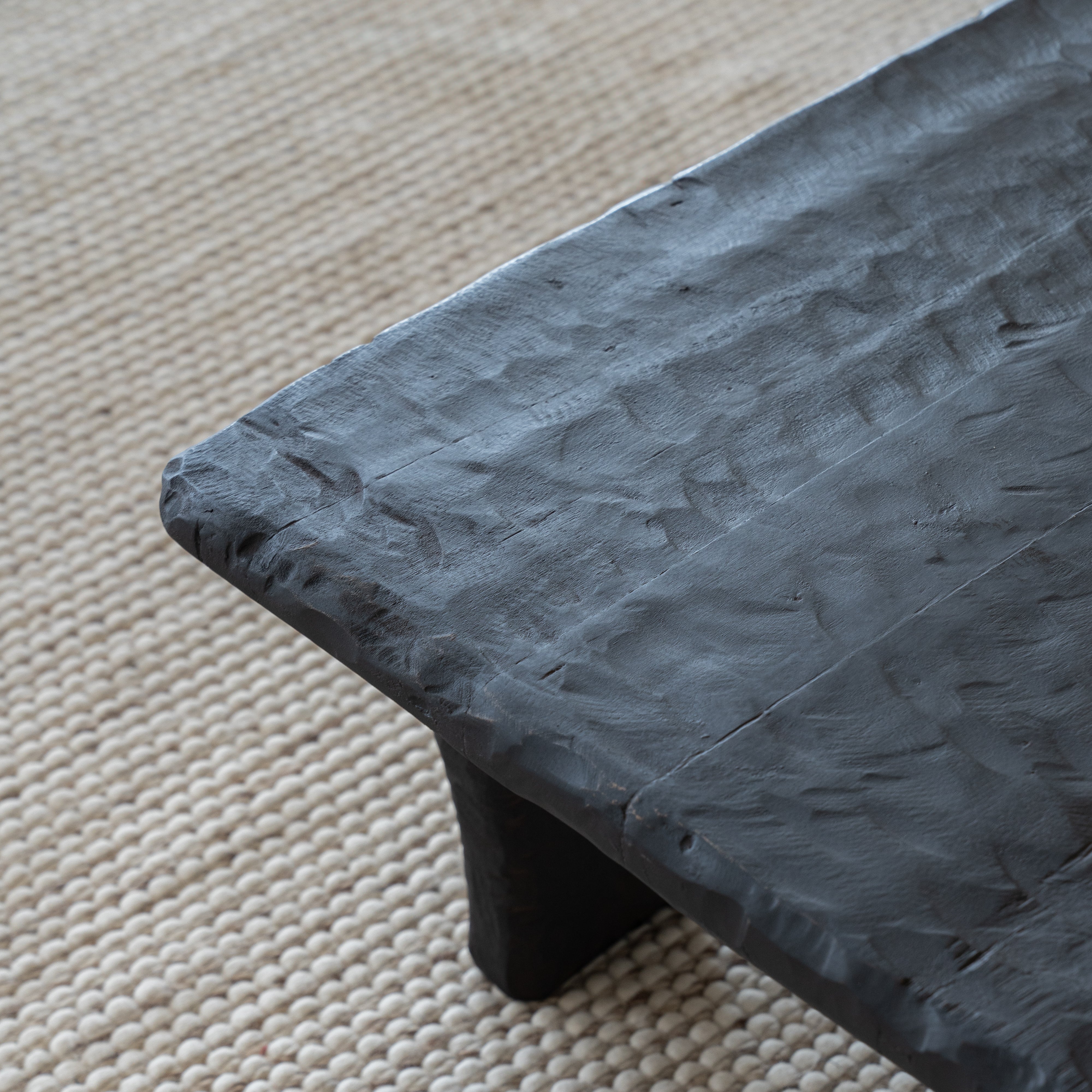 Maddox Black Wood Coffee Table - Coffee Table - WS Living Furniture Furniture Store in Dubai