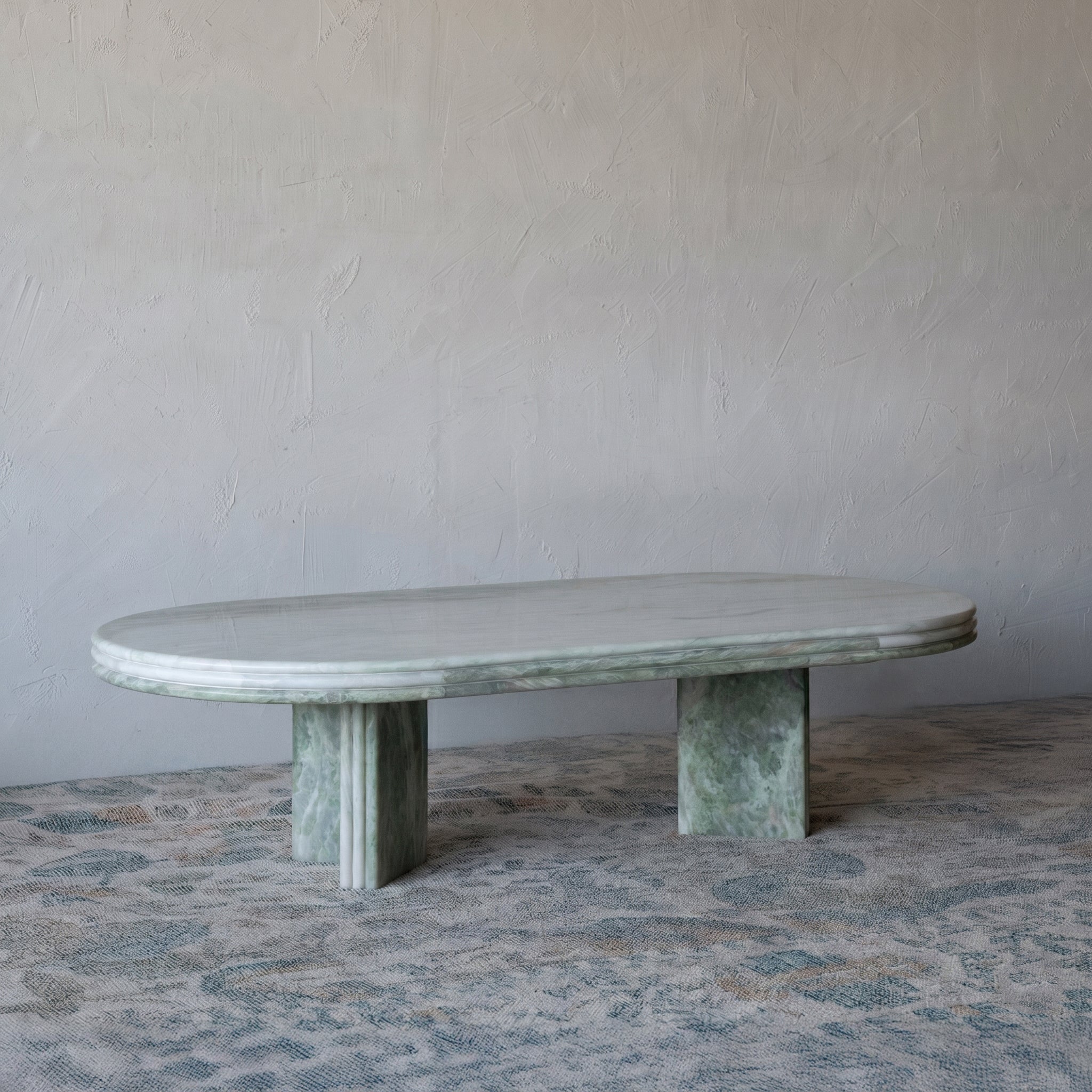 Majestic Green Onyx Marble Coffee Table