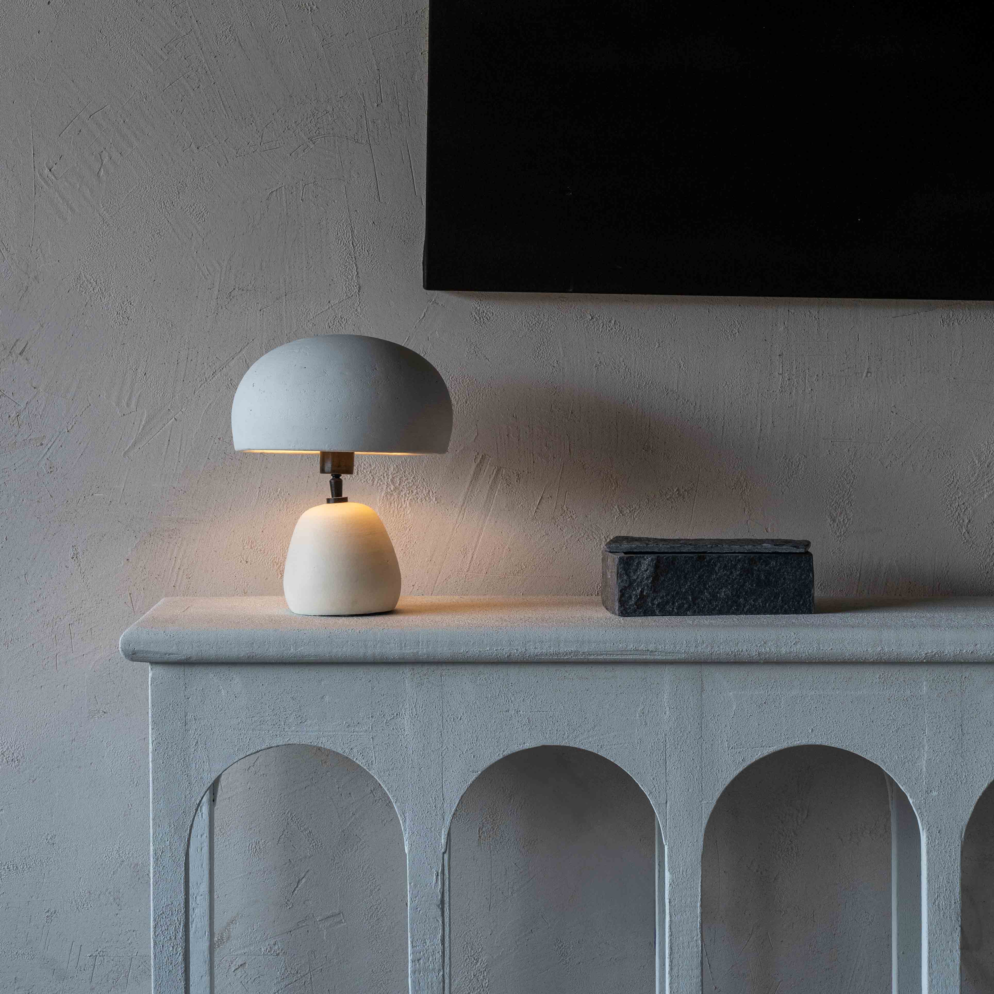 Manatar Lamp - White - Table lamp - WS Living Furniture  Furniture Store in Dubai
