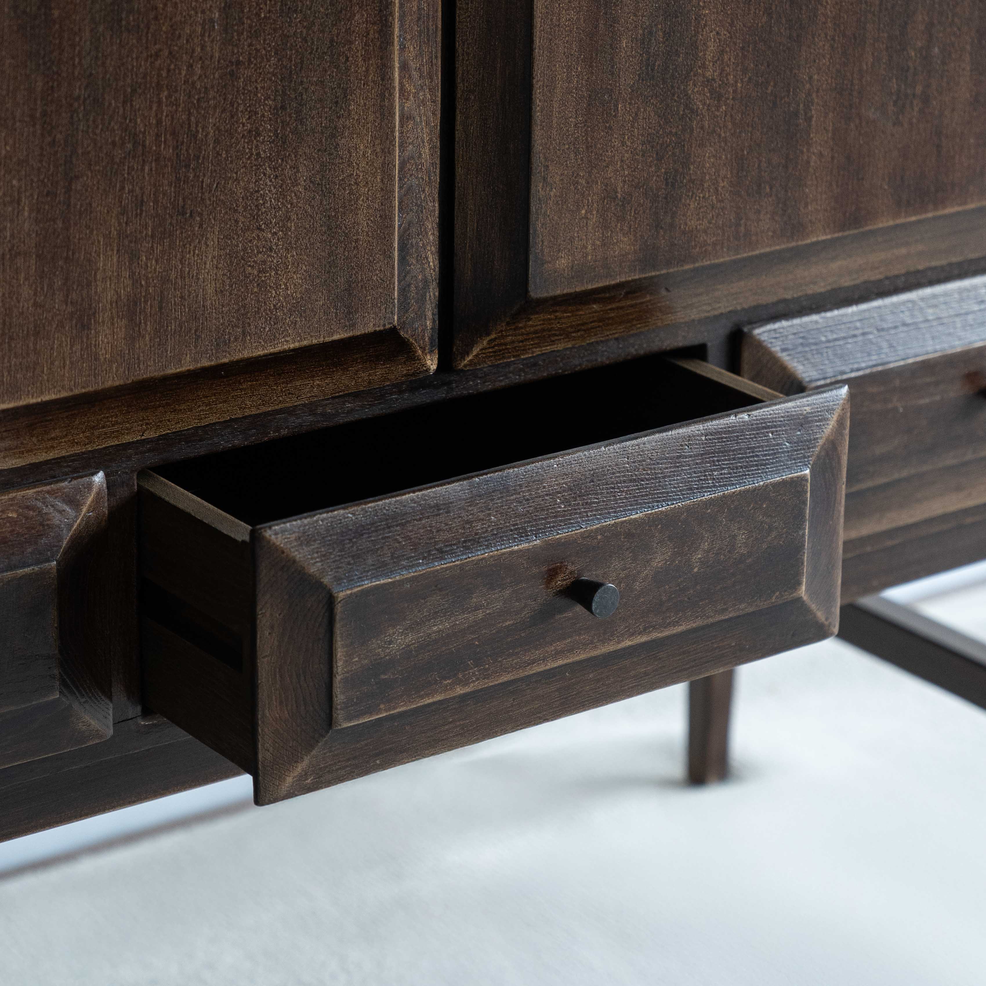 Mila Vintage Style Artisan Storage Cabinet - Cabinets - WS Living Furniture Furniture Store in Dubai