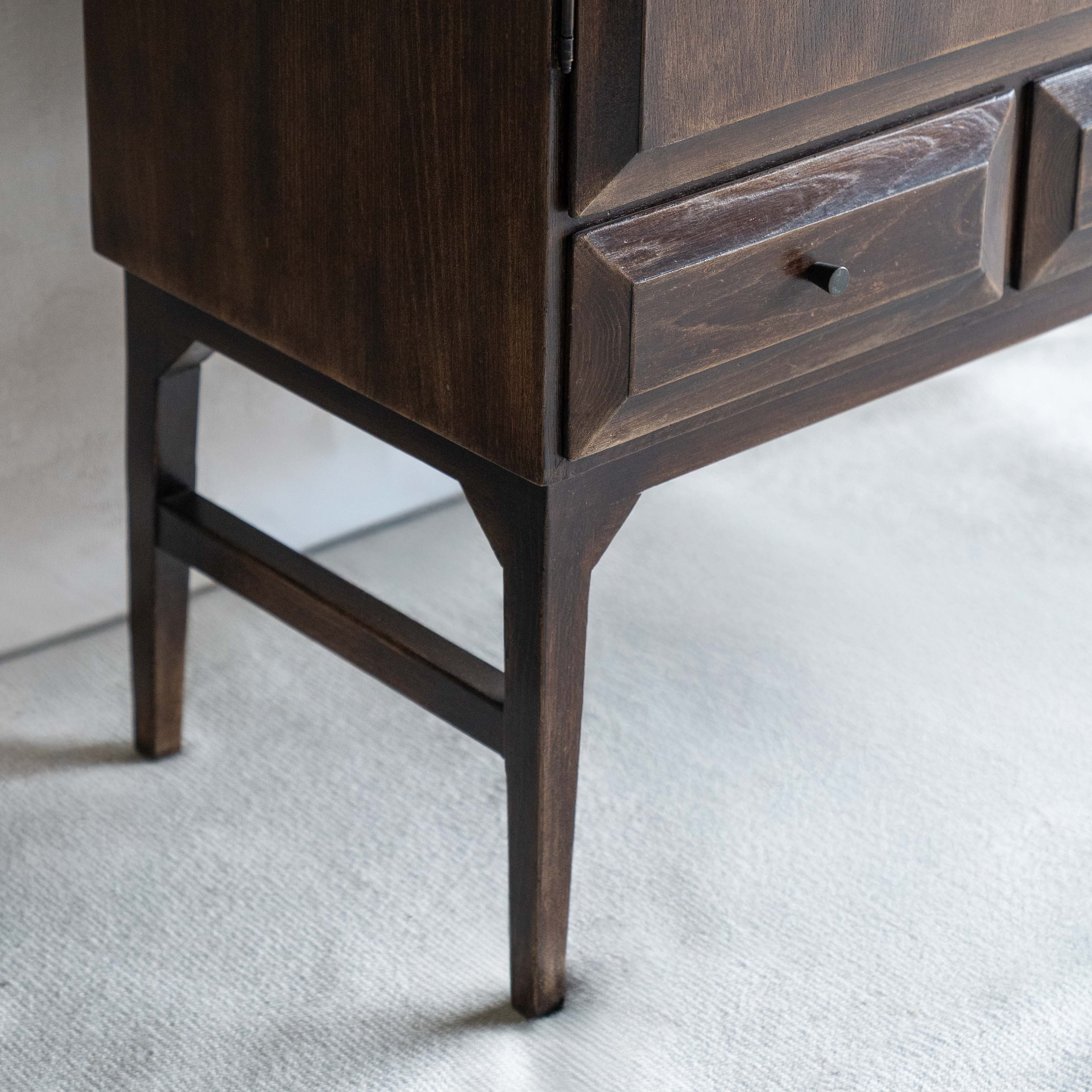 Mila Vintage Style Artisan Storage Cabinet - Cabinets - WS Living Furniture Furniture Store in Dubai