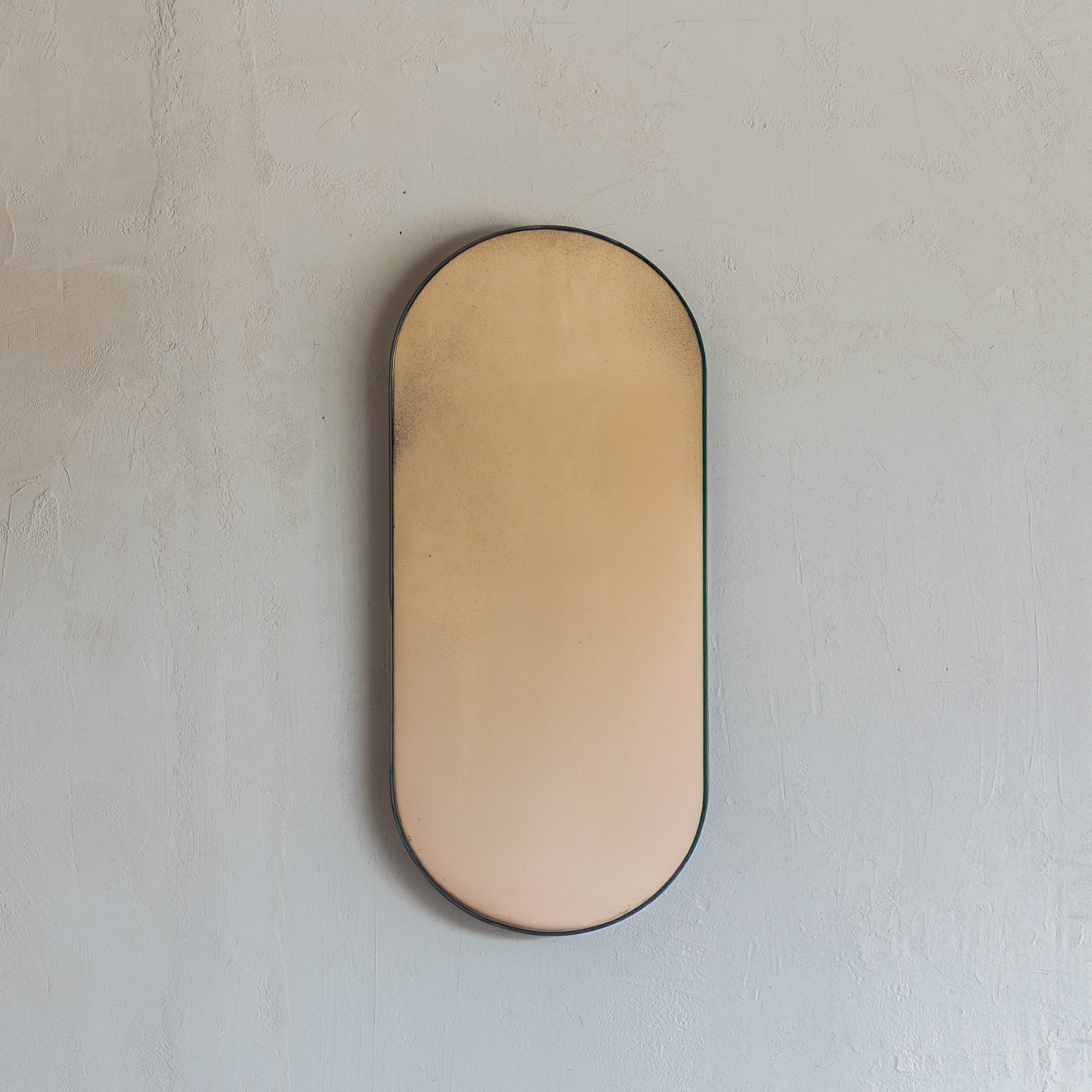 Milla Amber Rustic Wall Mirror