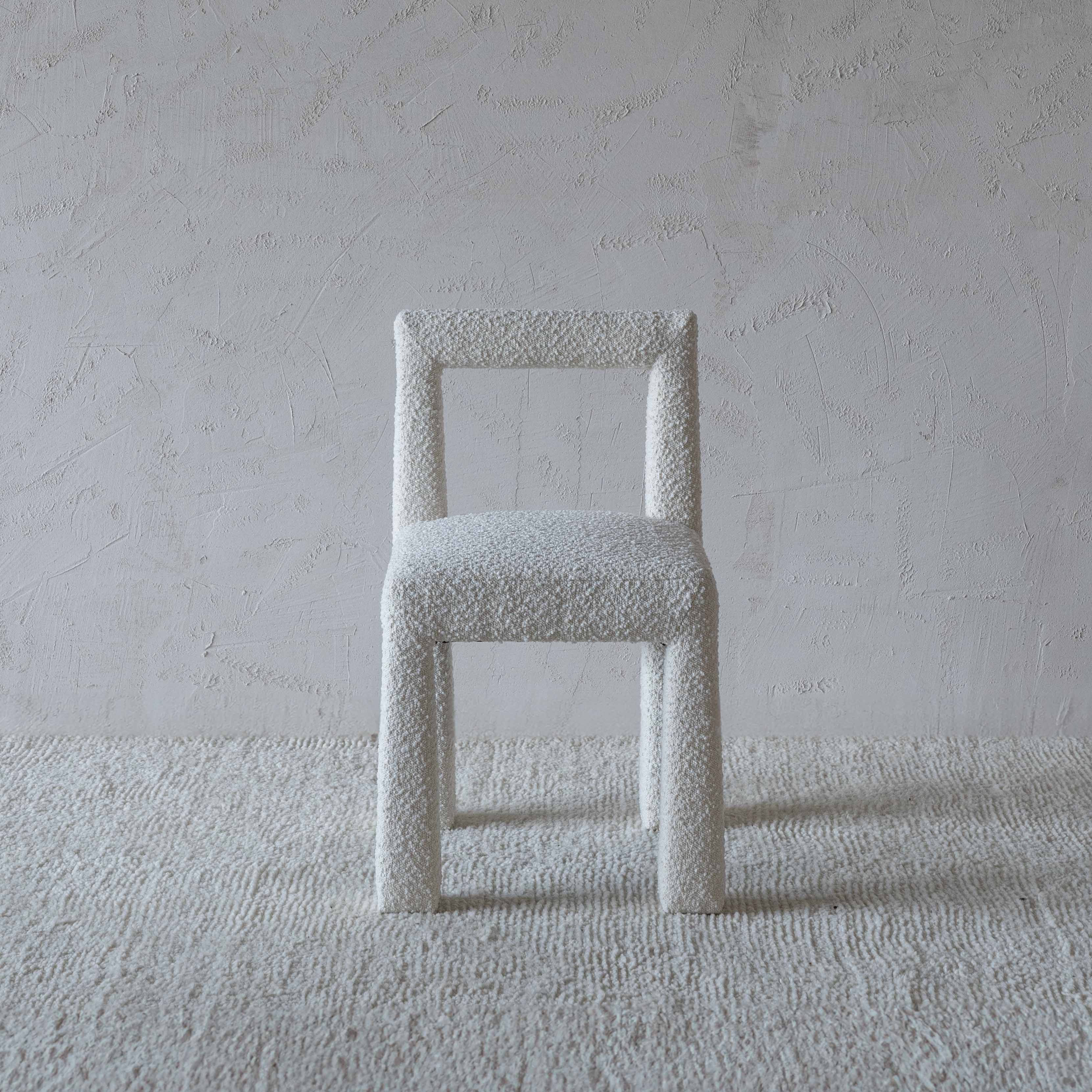 Miso Modern Boucle Dining Chair - Dining Chairs - WS Living Furniture Furniture Store in Dubai